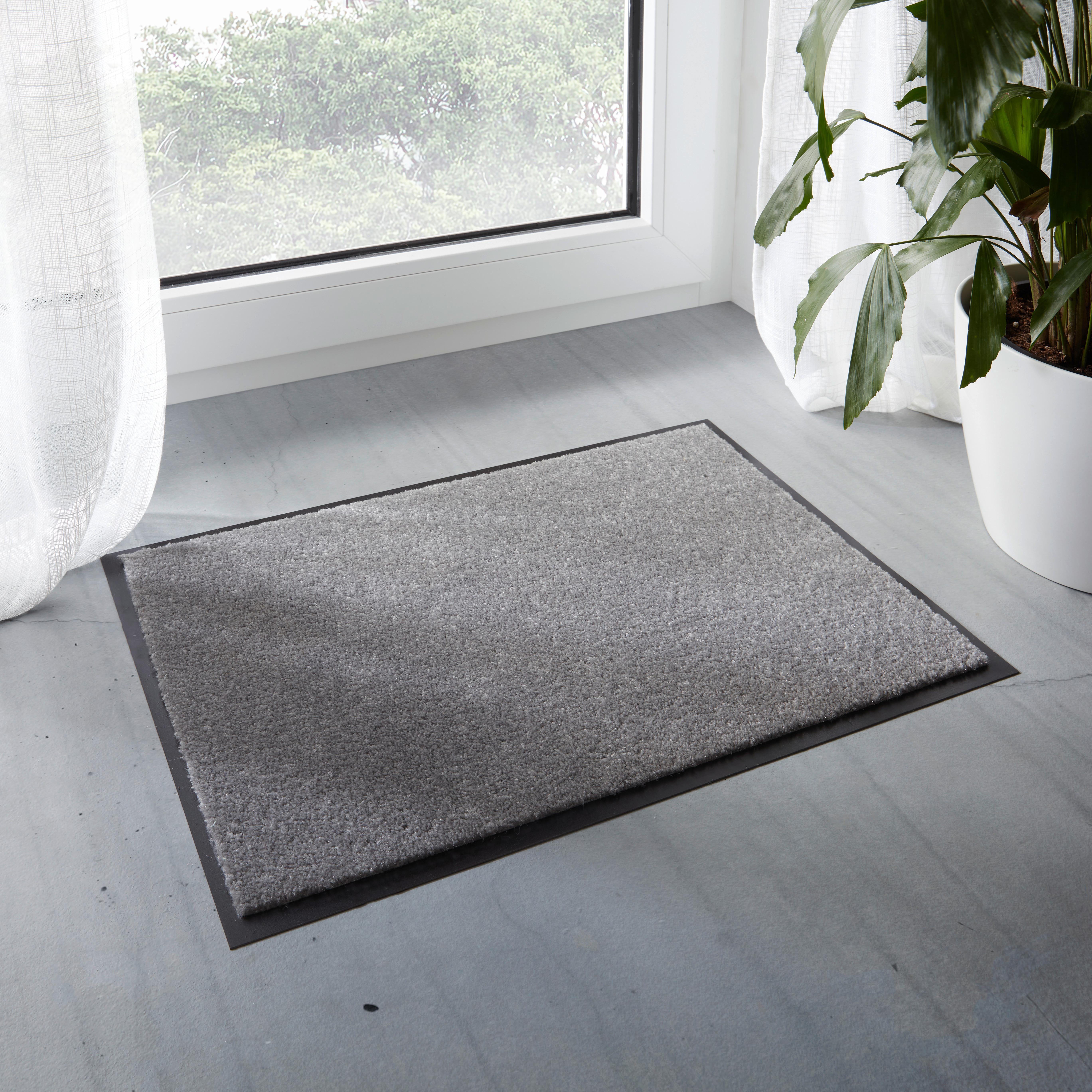 Lábtörlő Eton2 60/80 - antracit, Konventionell, textil (60/80cm) - Modern Living