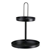 TACA DEKORACYJNA 9424010XX-24 - czarny, Basics, metal (30/45/30cm)