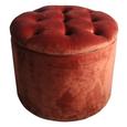 Hocker in Rosa Ø ca. 50cm - Rosa, LIFESTYLE, Holz/Holzwerkstoff (50/40cm) - Modern Living Hocker in Rosa Ø ca. 50cm - Rosa, LIFESTYLE, Holz/Holzwerkstoff (50/40cm) - Modern Living