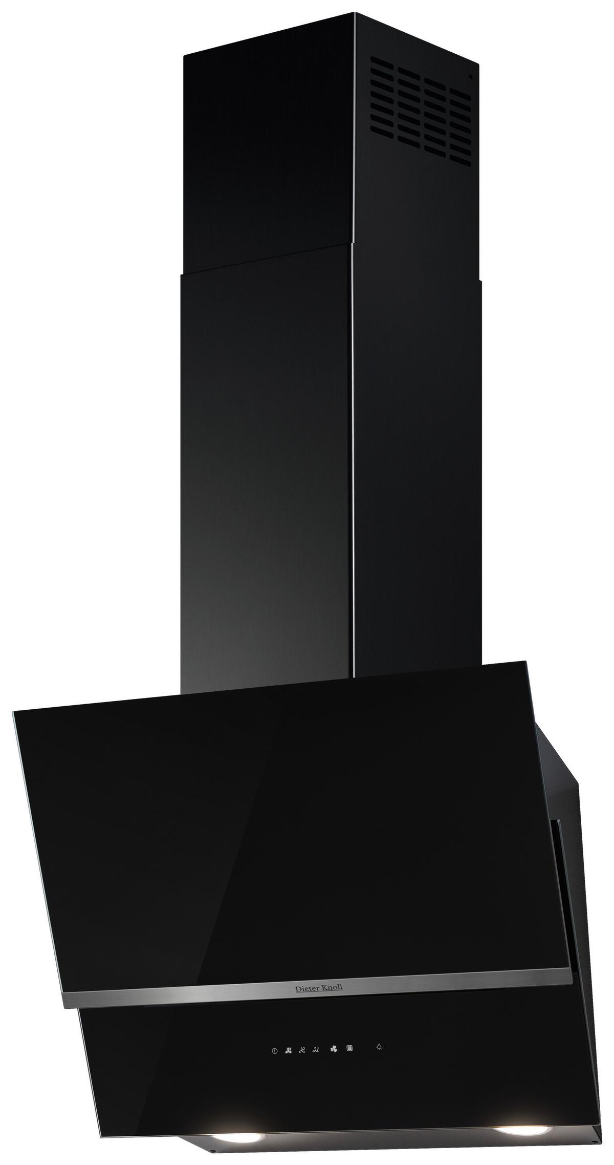 Dunstabzugshaube DK5HV471Y - Edelstahlfarben/Schwarz, Basics, Glas/Metall (55/95/37,5cm) - Dieter Knoll