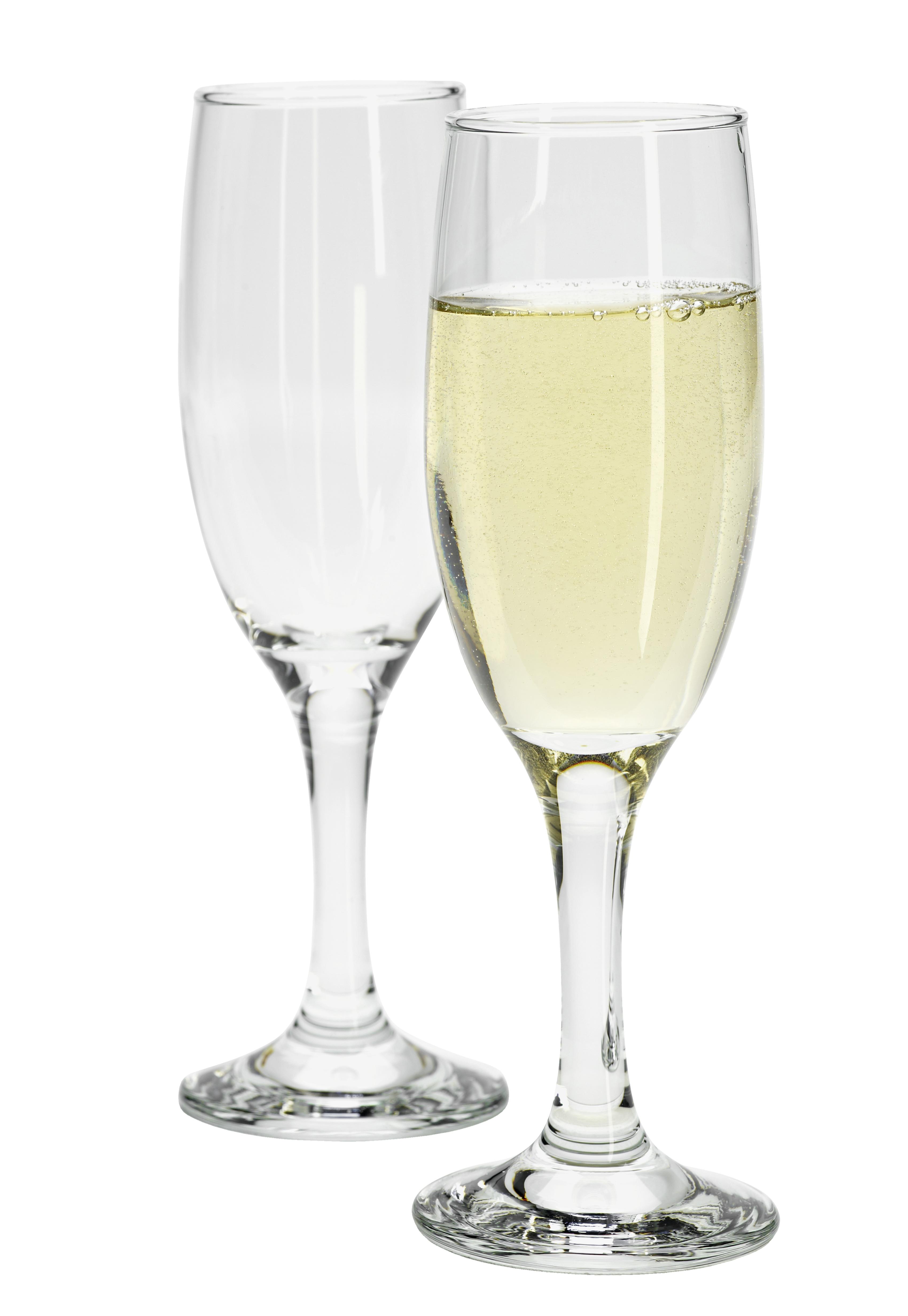 Pahar de vin spumant Bilie - clar, sticlă (5/19,3cm) - Modern Living