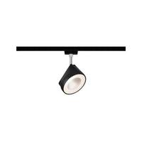 Schienensystem-Strahler Urail Spot Arena max. 14 Watt - Chromfarben/Schwarz, Design, Metall (12,3/19,1/7,8cm) - Paulmann