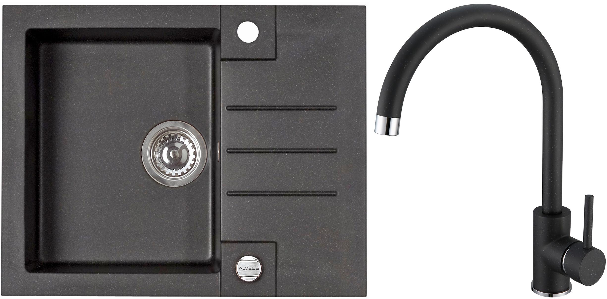 Set Sudopera I Slavine Rock 30+kati G91 - crna, Konvencionalno, kamen (59,5/47,5cm)