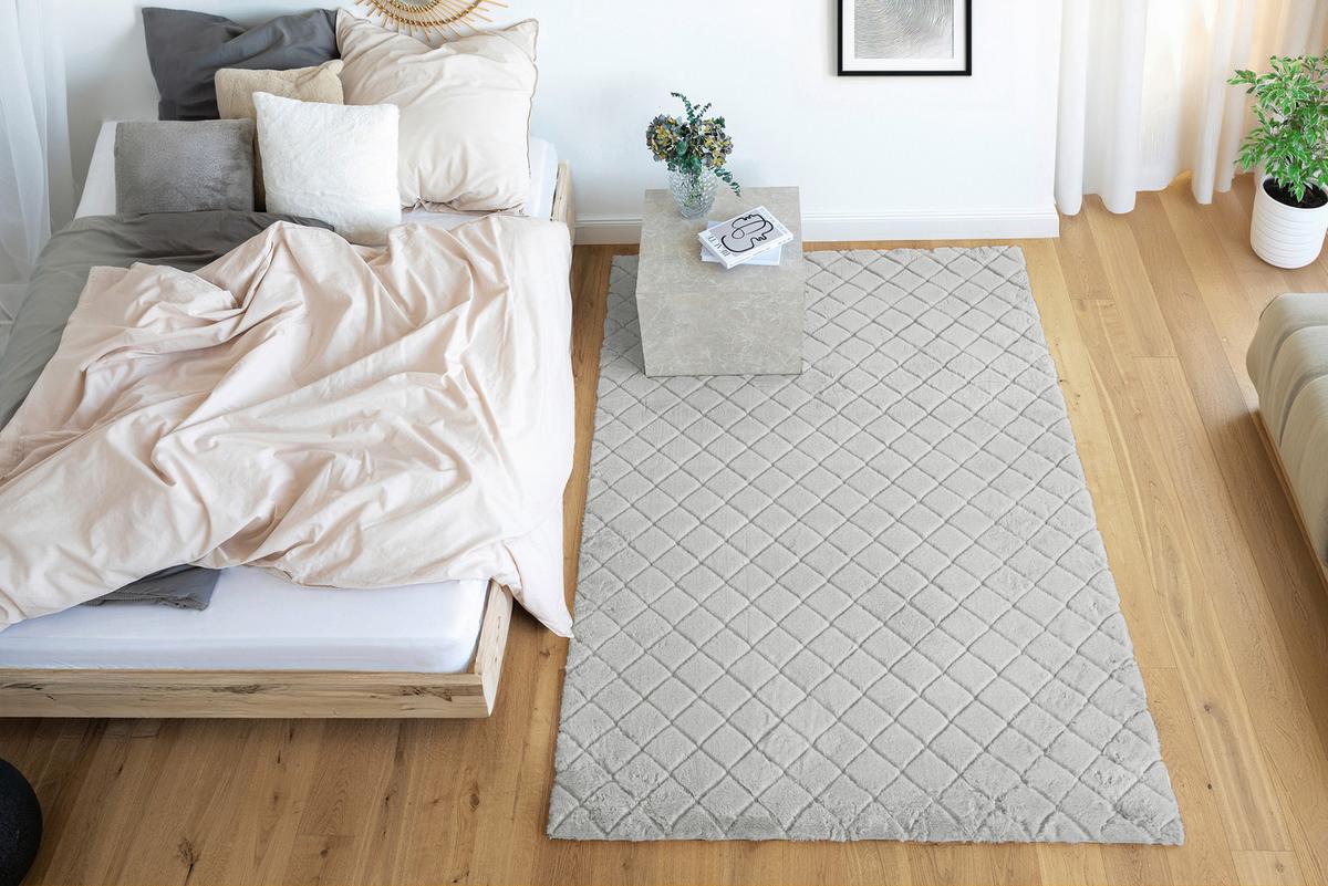 HOCHFLORTEPPICH IMALA 125 GRAU 160 X 230 CM - Grau, Basics, Textil (160/230cm) - Kayoom