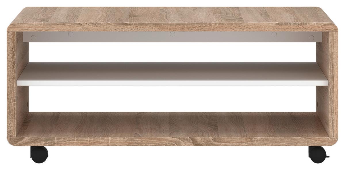 Klub Stočić Cleo - sonoma hrast/bela, Konvencionalno, pločasti materijal (100/43/59cm) - Modern Living