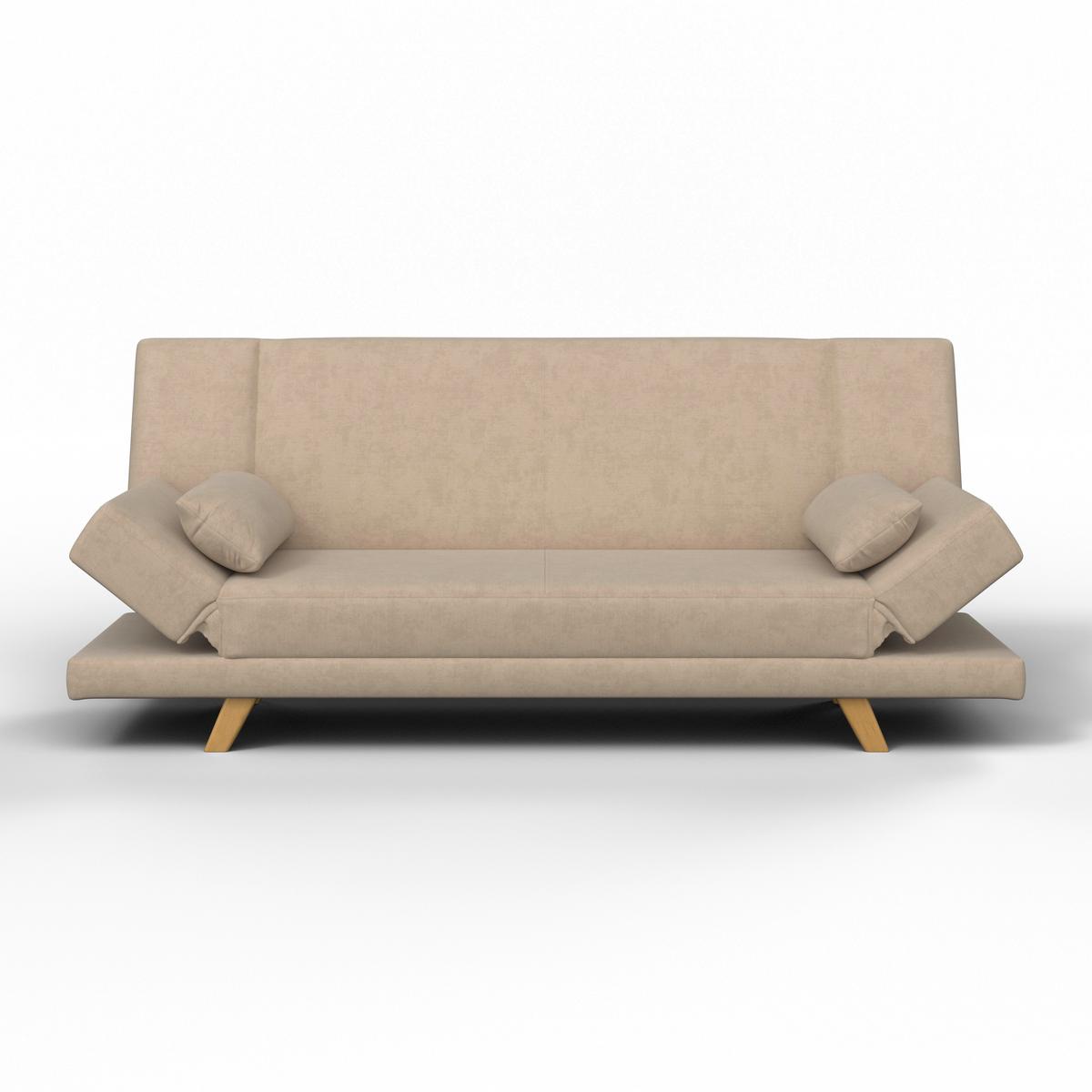 Zofa S Posteljno Funkcijo Funky - umazano rjava/bež, Moderno, tekstil/les (183/73/79cm) - Bessagi Home