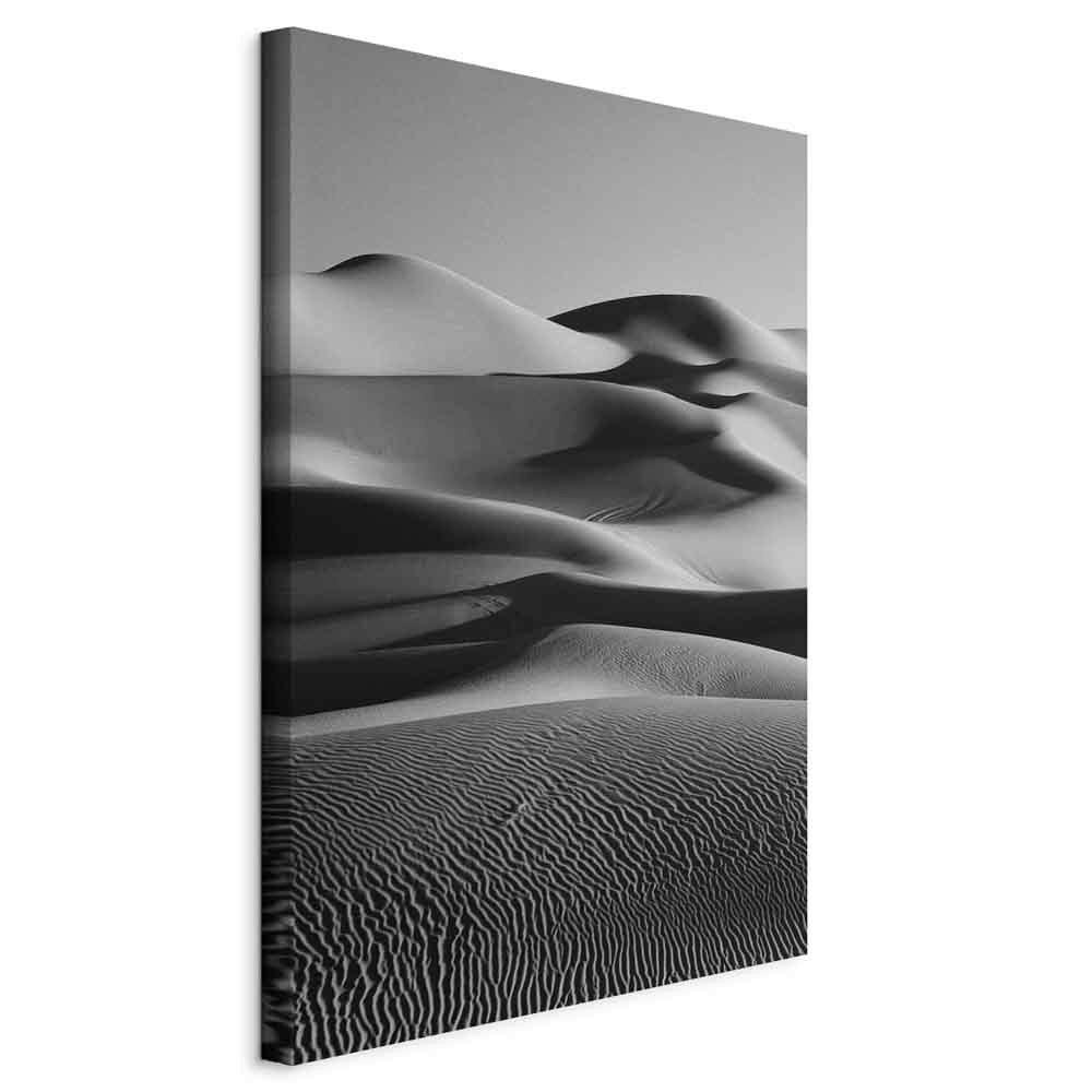 Slika Na Platnu Desert Dunes - siva/črna, Basics, tekstil/leseni material (40/60/1,2cm) - artgeist