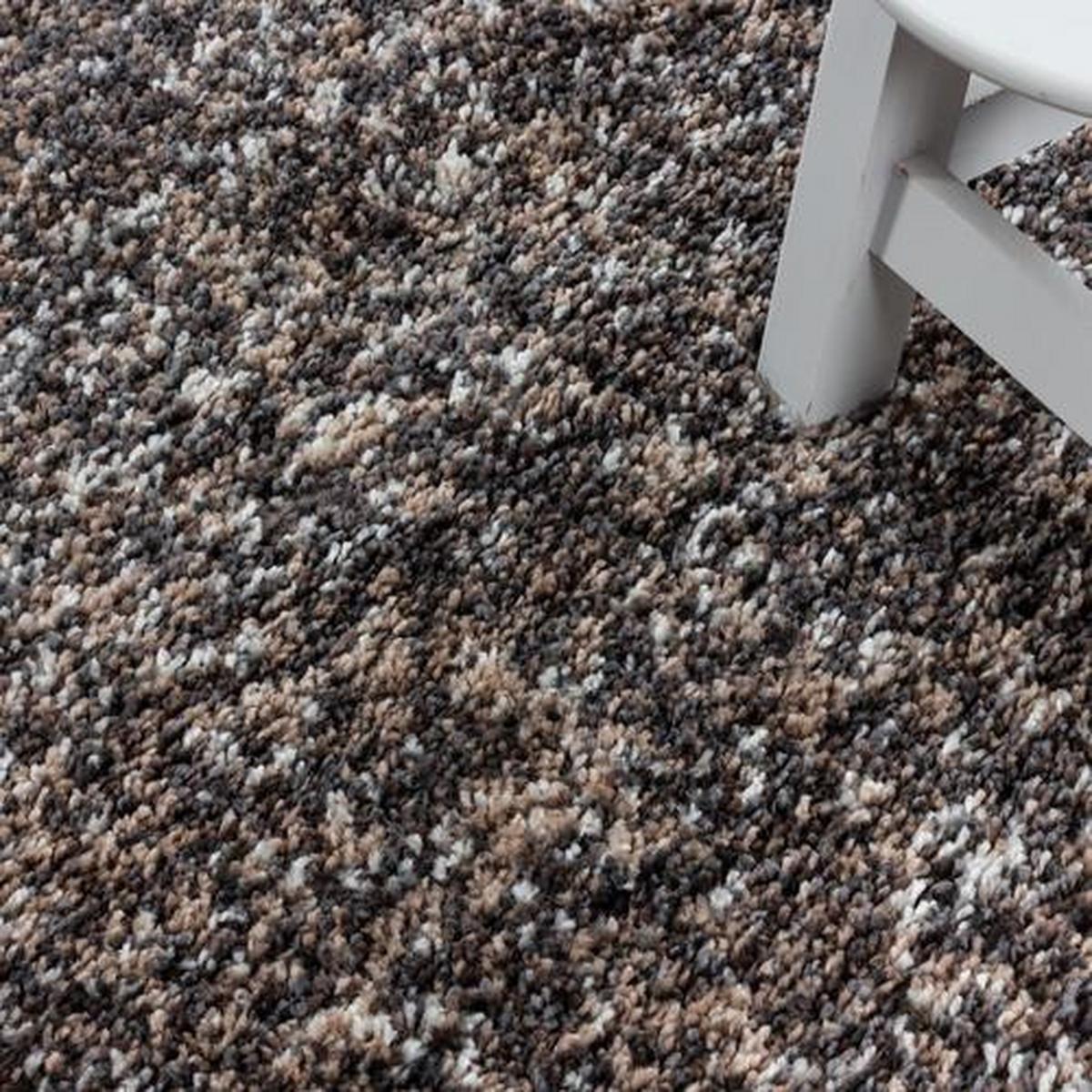 Hochflorteppich Enjoy Taupe ca. 120x170cm - Taupe, KONVENTIONELL, Textil (120/170cm) - Novel