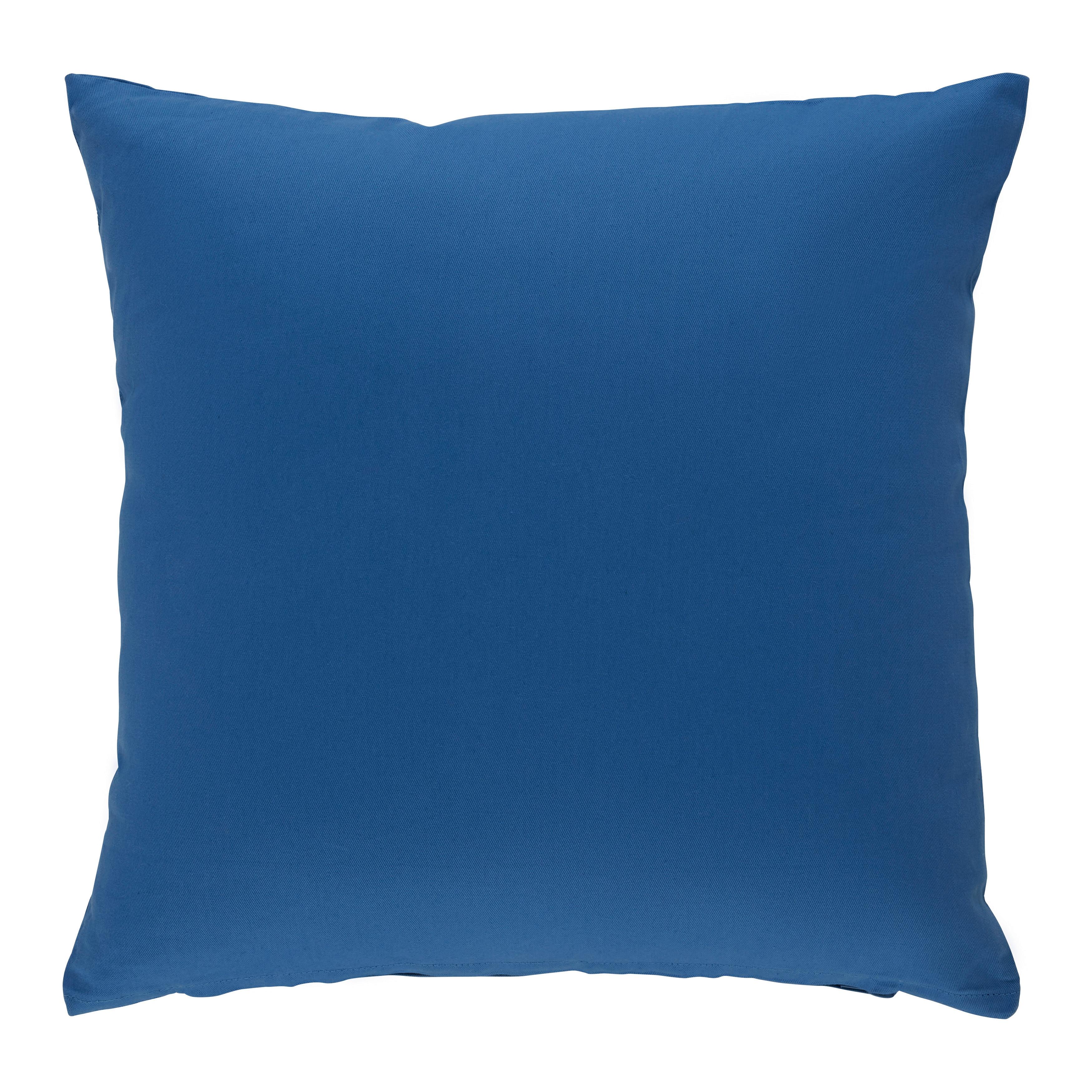 Zierkissen Poppy Blau ca. 45x45cm - Blau, Konventionell (45/45cm) - Mömax