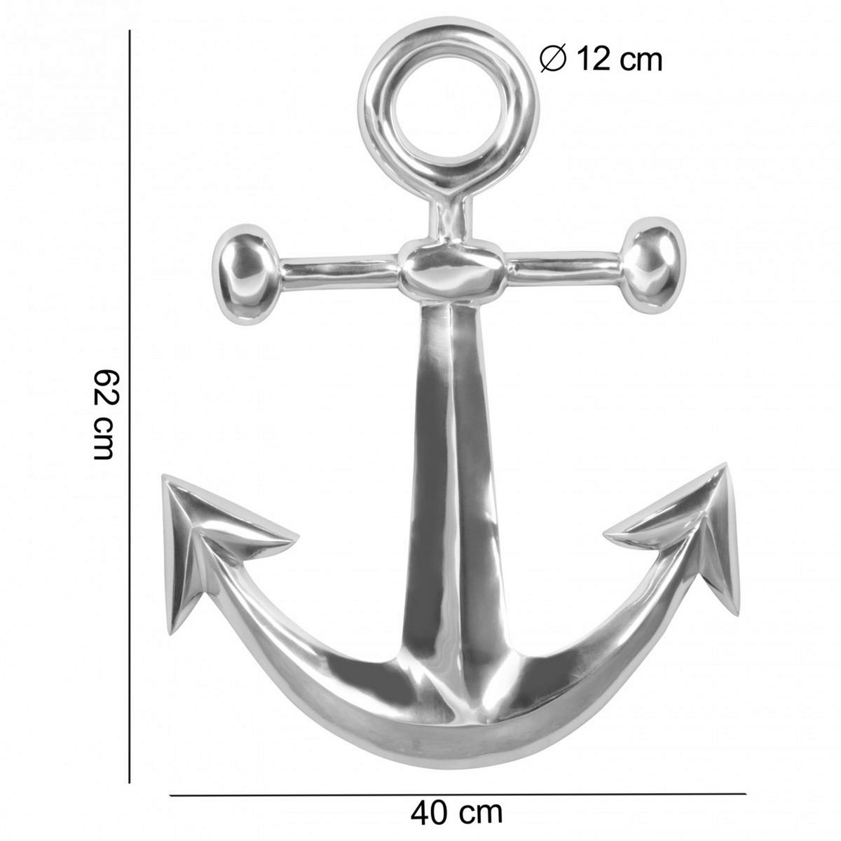 Wanddeko Wohnling Silberfarben - Silberfarben, MODERN, Metall (40/62,5/3,5cm) - MID.YOU