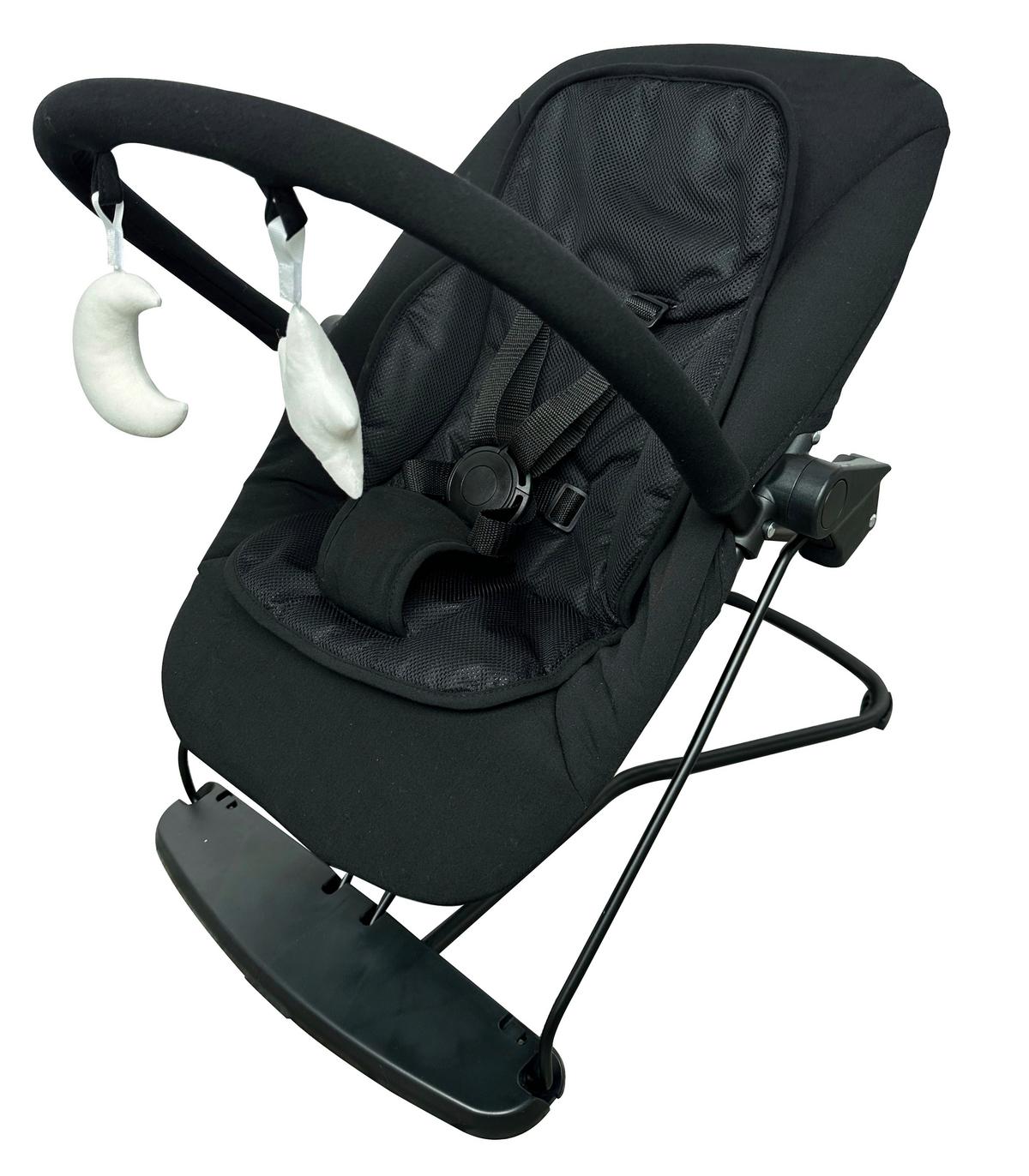 BUJAK LUNCH - czarny, Basics, tworzywo sztuczne/metal (66/45/48-58cm) - My Baby Lou