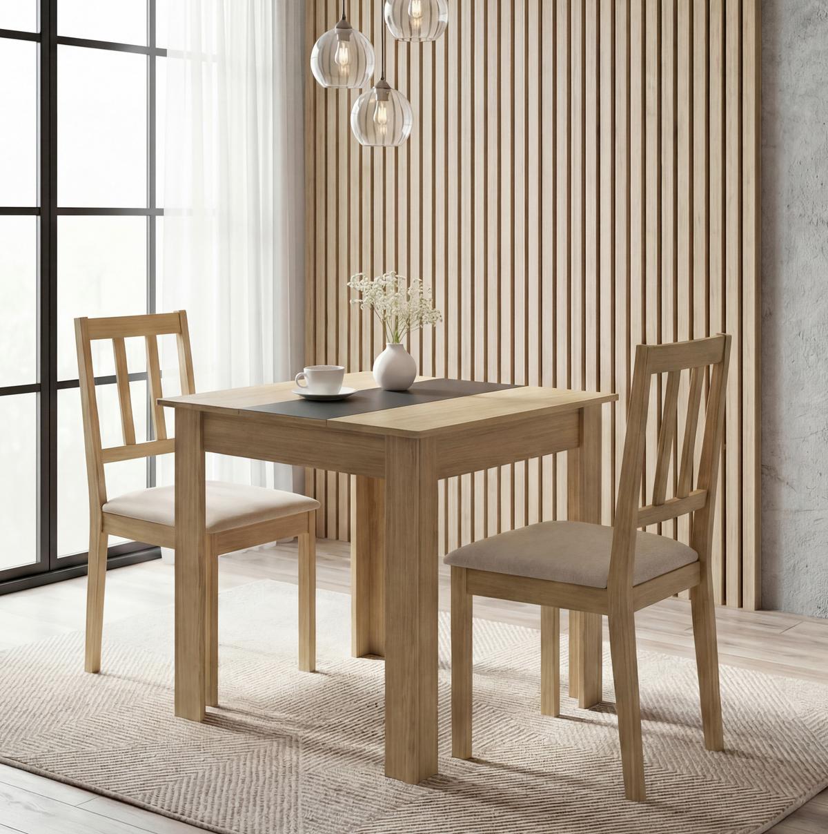 Esstisch Vcm Esstisch "disalo" 80x50 - Honigeiche, Modern, Holzwerkstoff (80/50/75cm) - MID.YOU