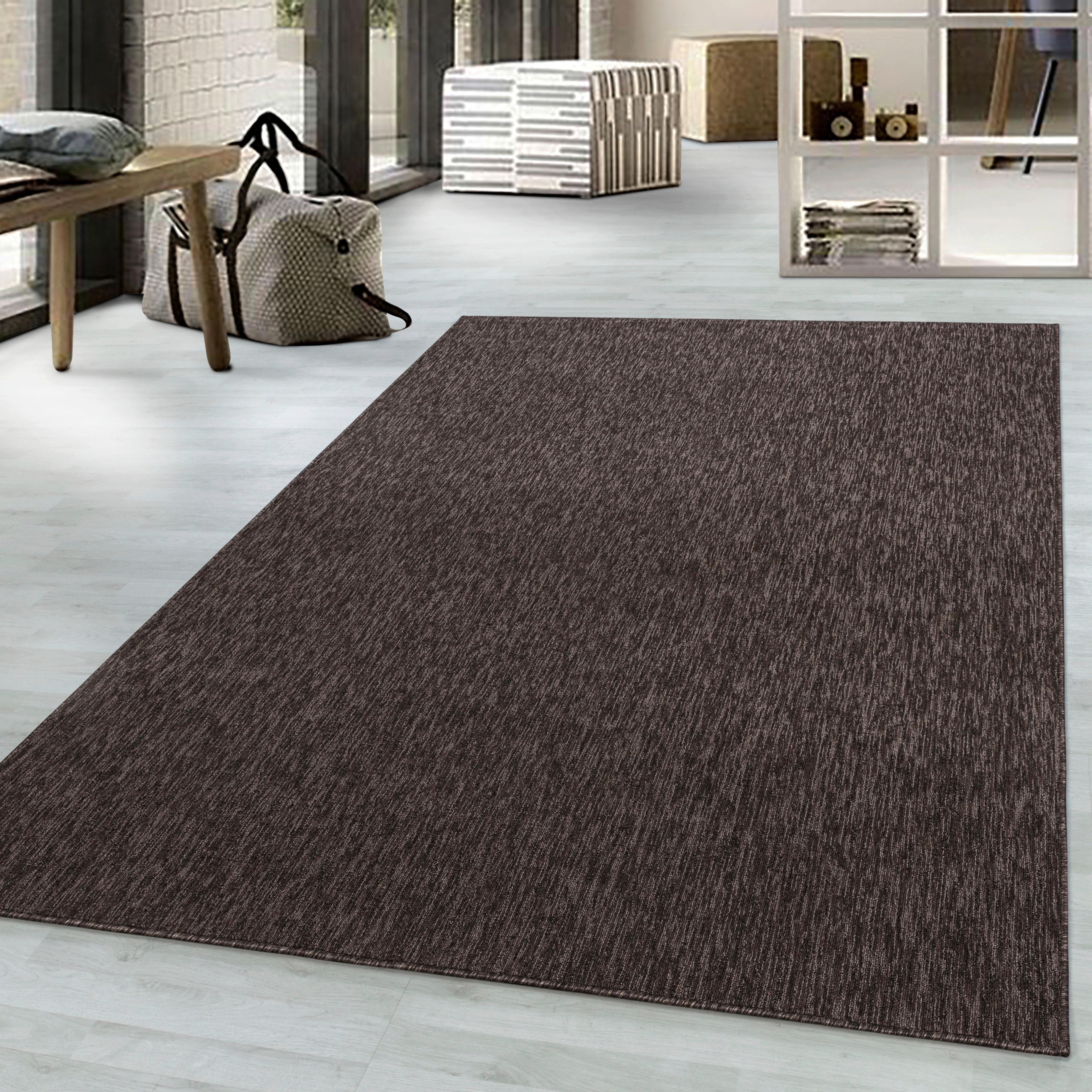 Flachwebeteppich Nizza Braun ca. 240x340cm - Braun, KONVENTIONELL, Textil (240/340cm)
