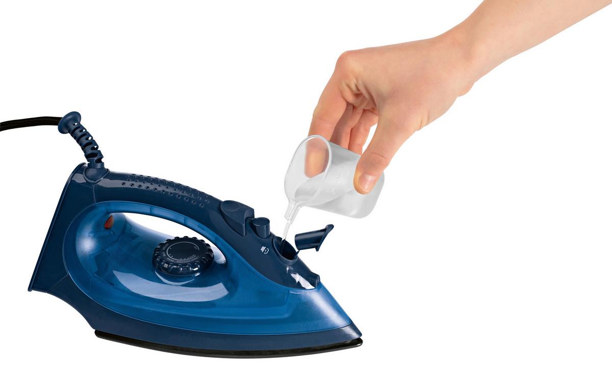 Dampfbügeleisen Cleanmaxx Blau max. 2200 Watt - Blau, Basics, Kunststoff/Metall (25/12/10cm)
