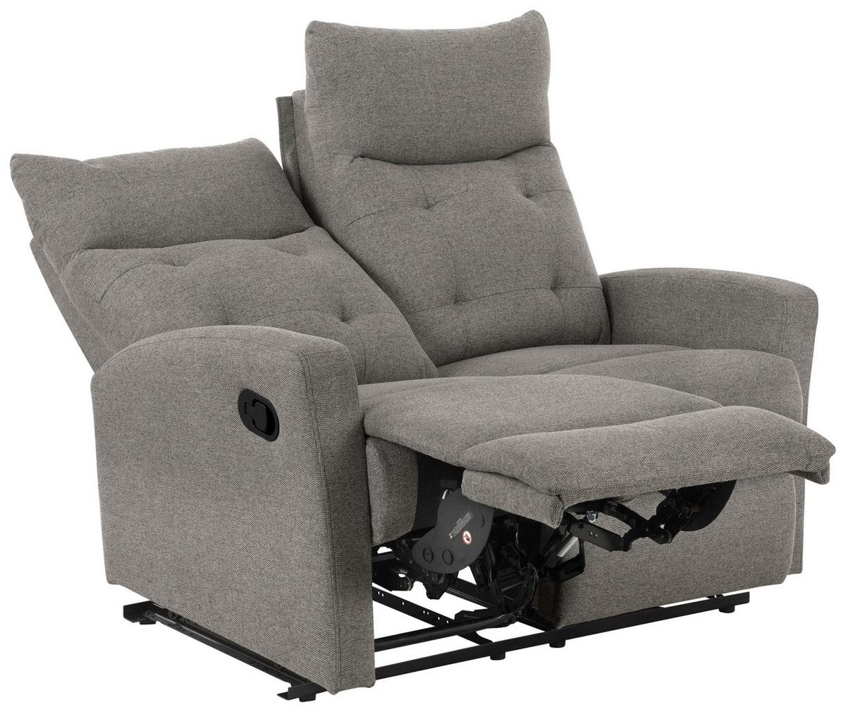 Dvosjed Sa Relaks Funkcijama Valencia - taupe, Moderno, drvo/metal (129/103/91cm) - Mömax