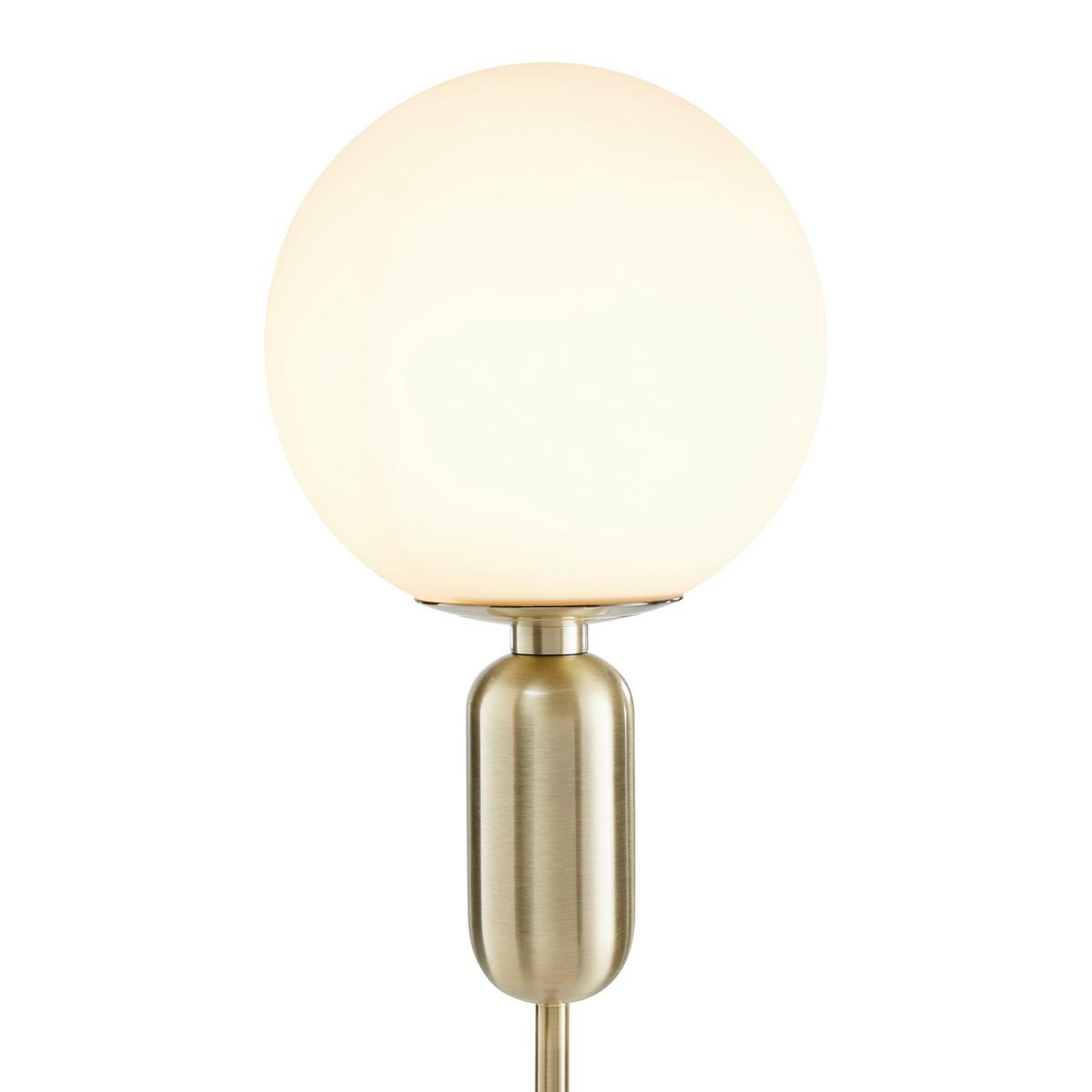 Állólámpa Tiano - sárgarézszínű, Modern, Üveg/fém (25/155cm) - Bessagi Home