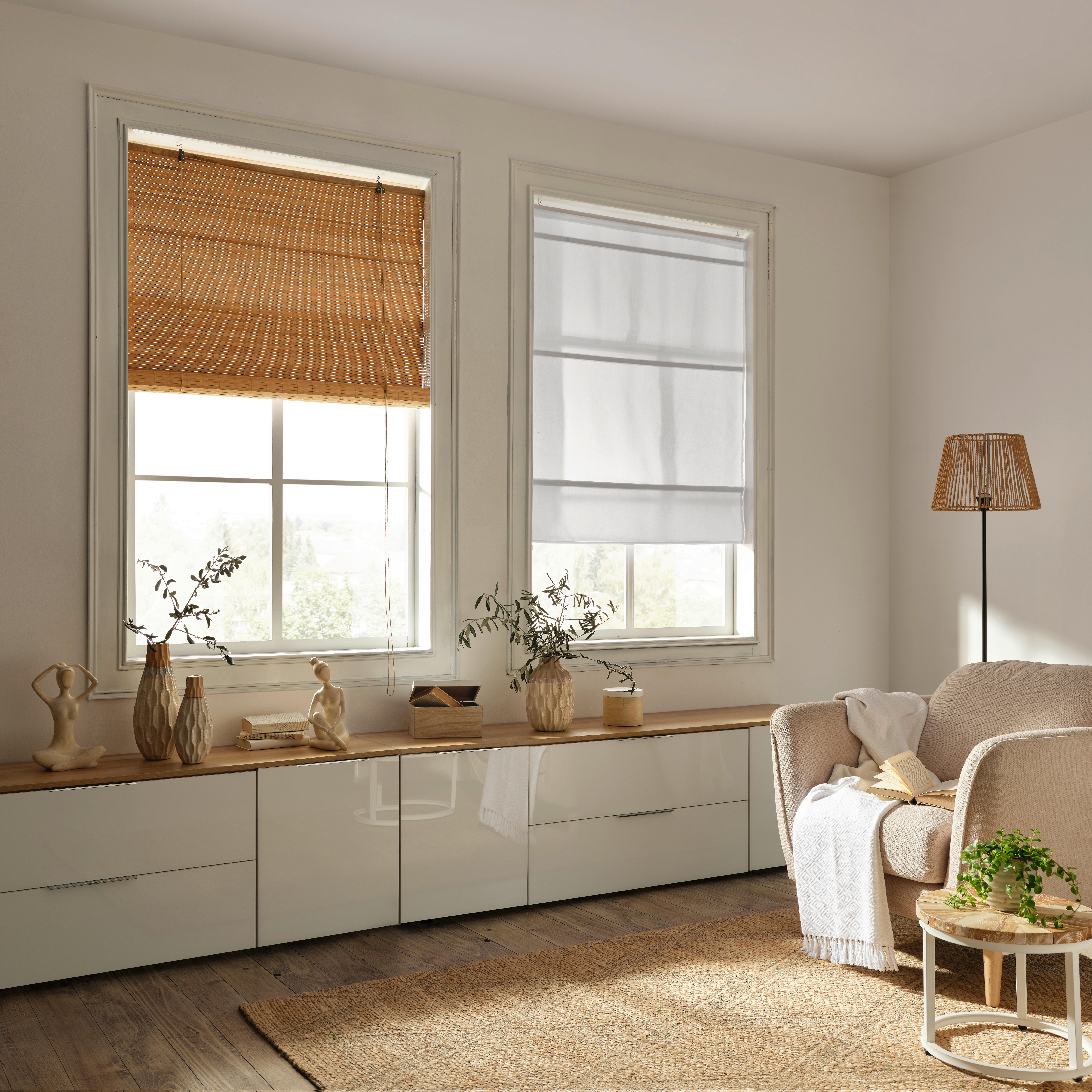 RULLGARDIN WOODY - brun, Lifestyle, trä (100/180cm) - Modern Living