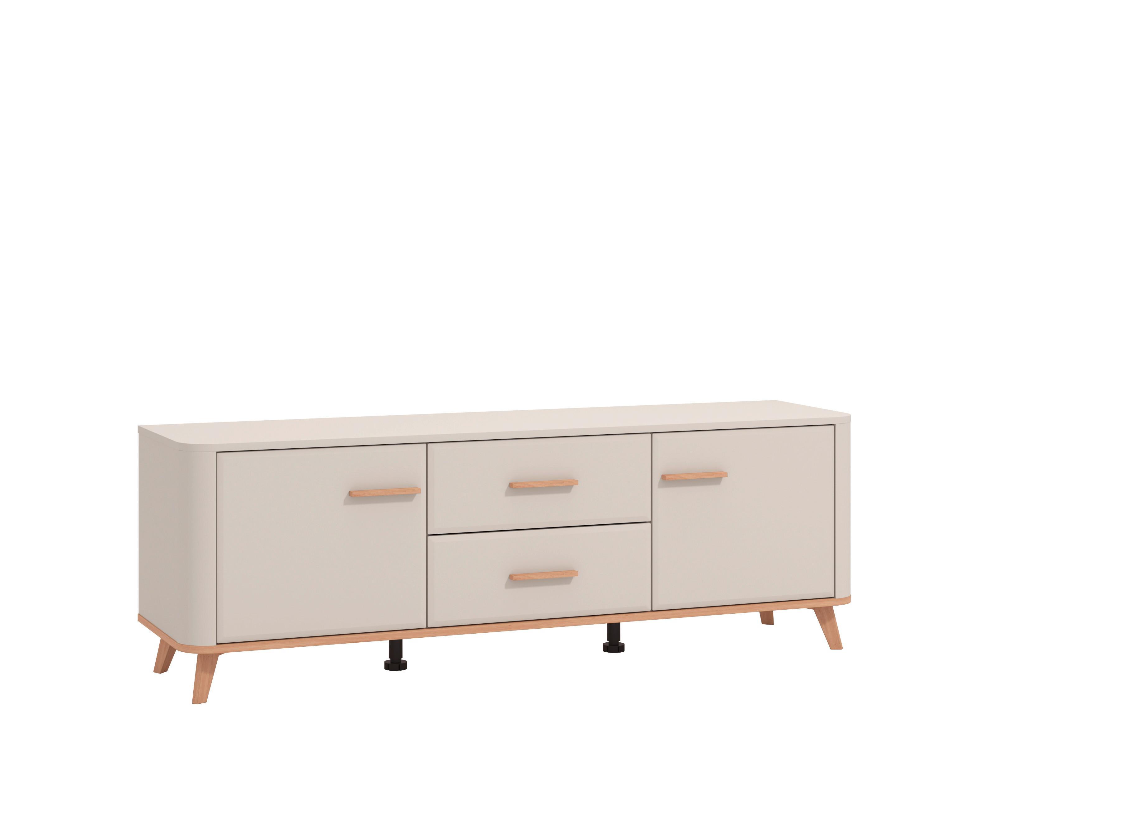 Tv Elem Darwen - kasmír/tölgyfa, Modern, műanyag/faalapú anyag (154/52/40cm)