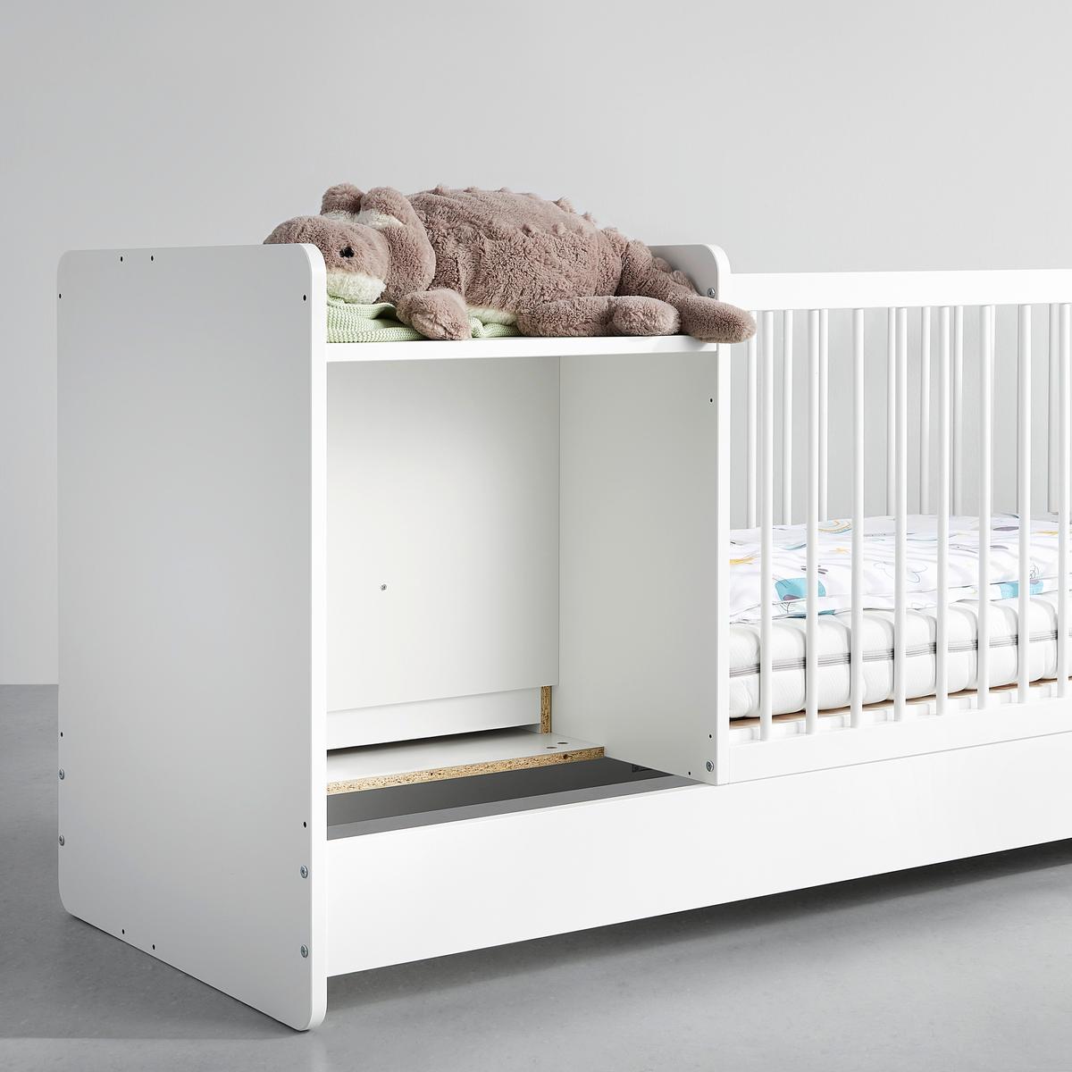 ŁÓŻKO SZCZEBELKOWE KIT NEW-M - biały, Modern, materiał drewnopochodny/drewno (204/75/95cm) - Mömax