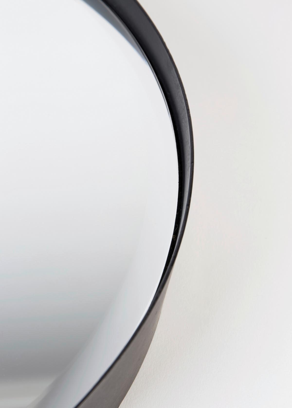 LUSTRO ŚCIENNE 8100011 - czarny, Trend, metal/szkło (36/36/7,5cm) - Zuiver