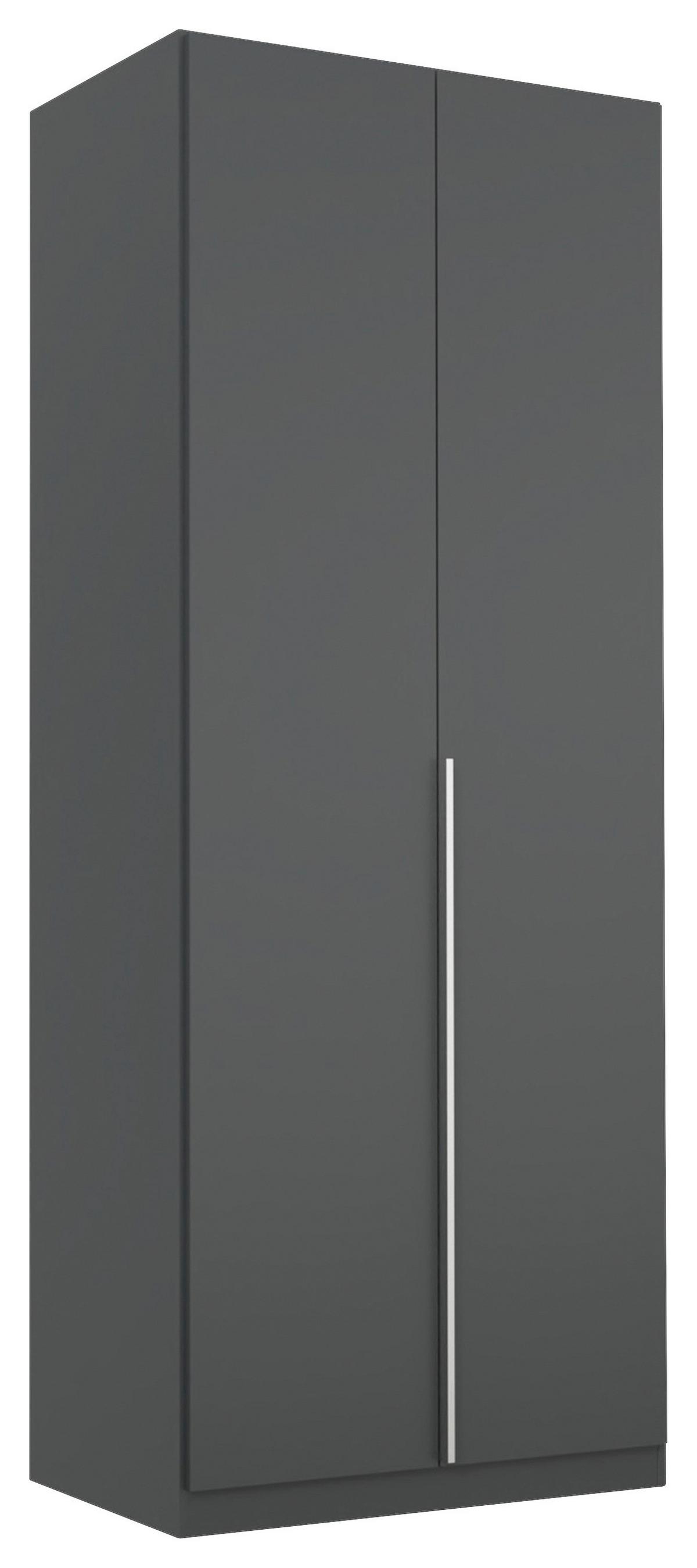 Ormar S Klasičnim Vratima Alabama - siva/boje aluminija, Moderno, drvni materijal (91/229/54cm) - Modern Living