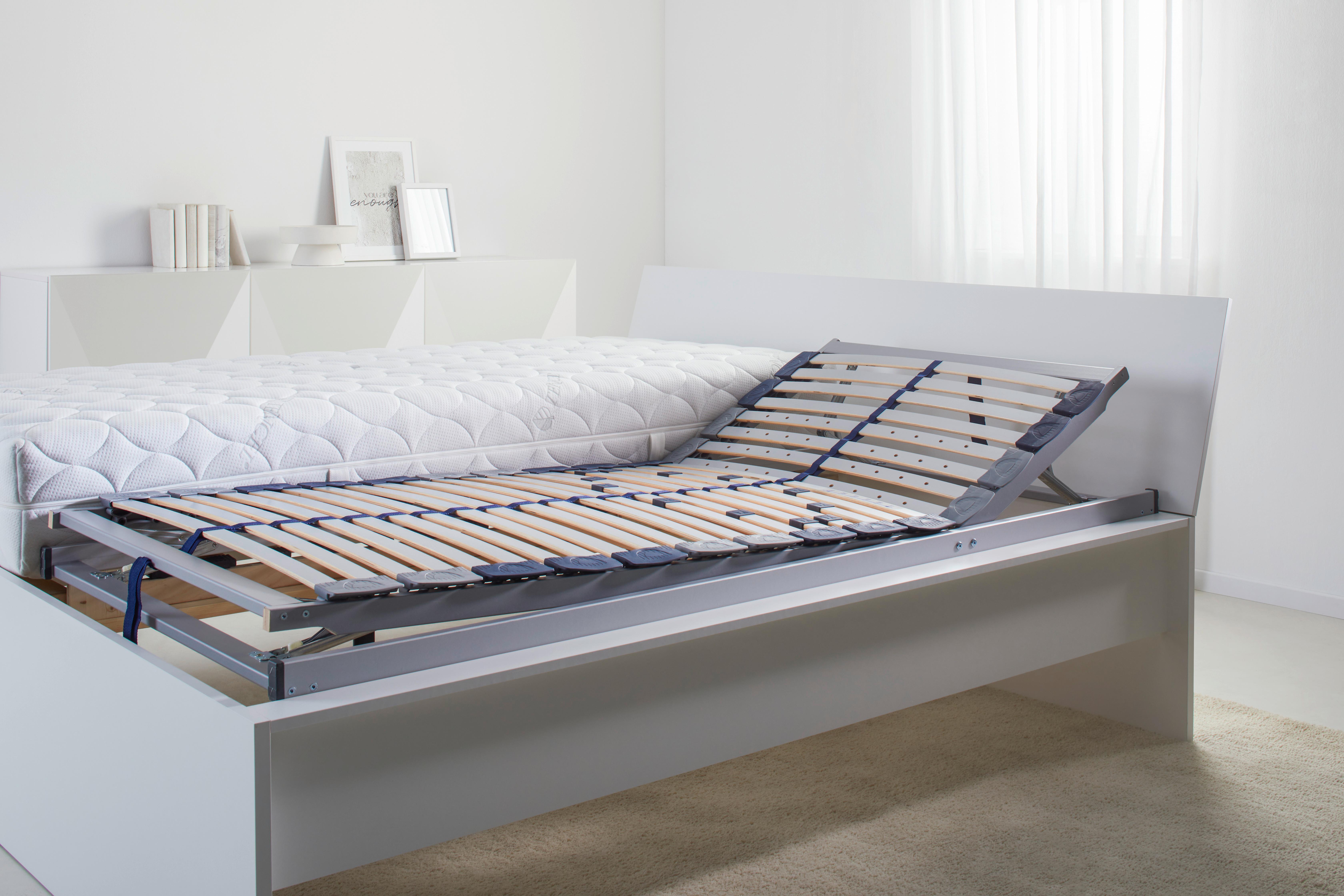 LATTENBODEM SILVER FLEX KF - Lichtgrijs, Hout (90/200cm) - Premium Living