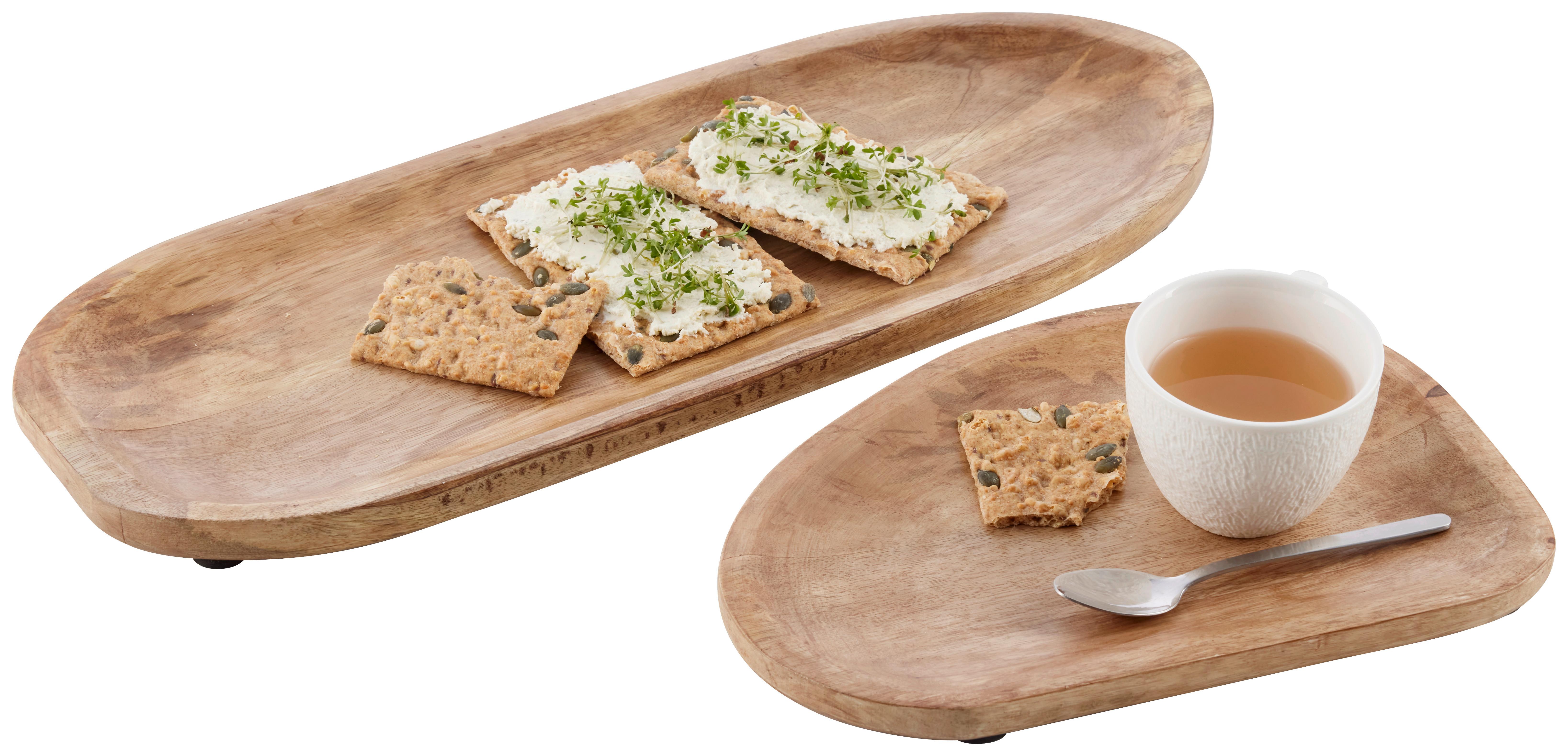Platzteller Mango Naturfarben - Naturfarben, Konventionell, Holz (28.5/20.5/2cm)