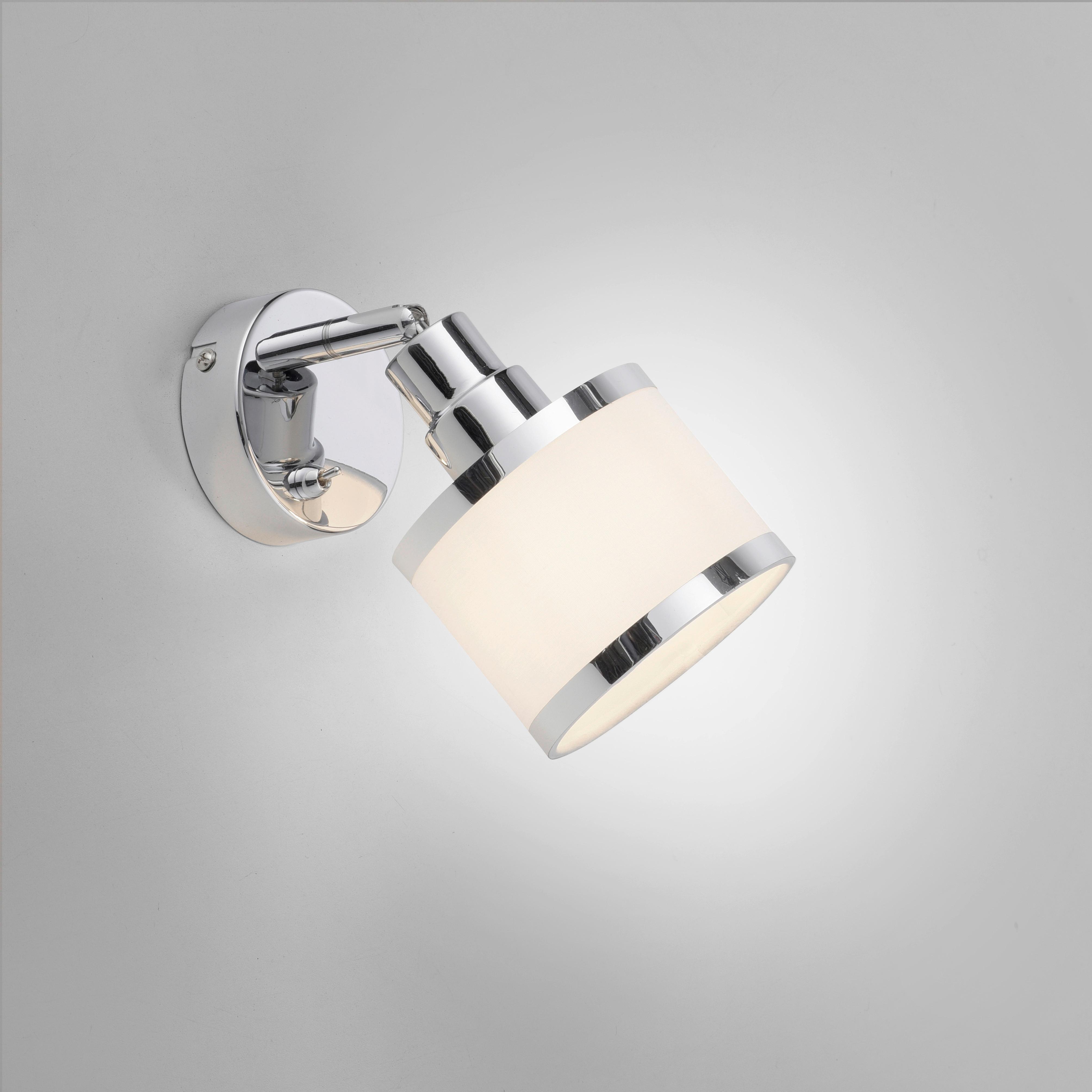 LED-Deckenleuchte Accor Chromfarben max. 25 Watt - Chromfarben, MODERN, Kunststoff/Metall (17/17/11-20cm)