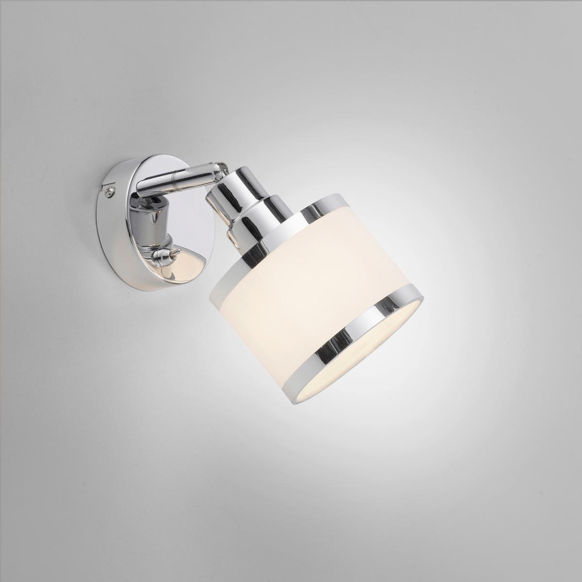 LED-Deckenleuchte Accor Chromfarben max. 25 Watt - Chromfarben, MODERN, Kunststoff/Metall (17/17/11-20cm)