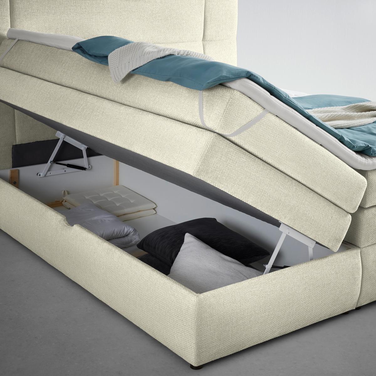 Boxspring Krevet Palace - bijela, Konvencionalno, tekstil/plastika (160/200cm) - Premium Living
