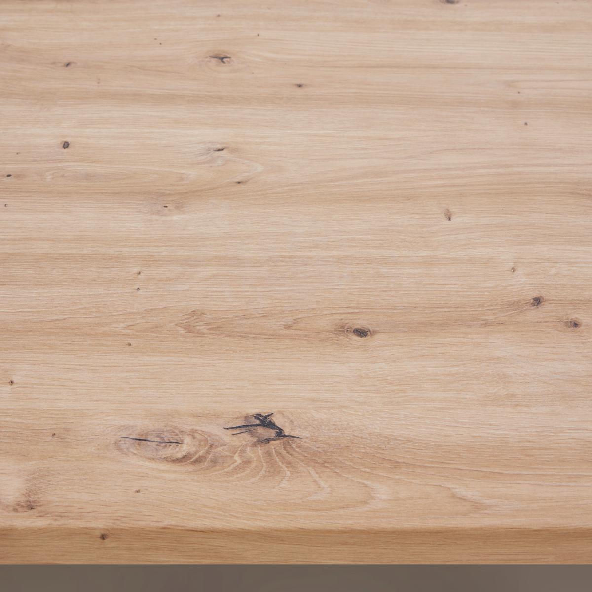 Küchenblock LINZ 220cm Cubanit grau ohne Geräte - Schwarz/Eiche Artisan, MODERN, Holzwerkstoff/Metall (220cm)