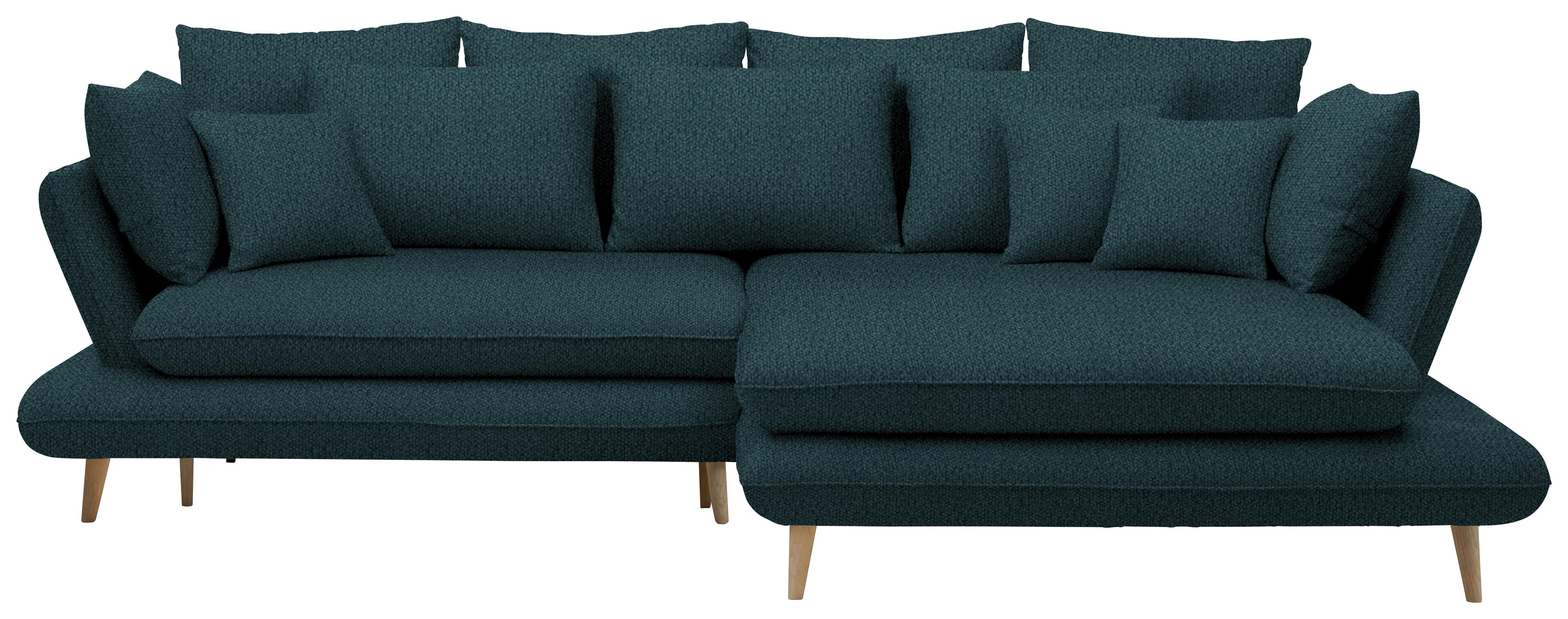 Coltar MONTE - verde închis, Romantik / Landhaus, lemn/textil (283/181cm) - Based