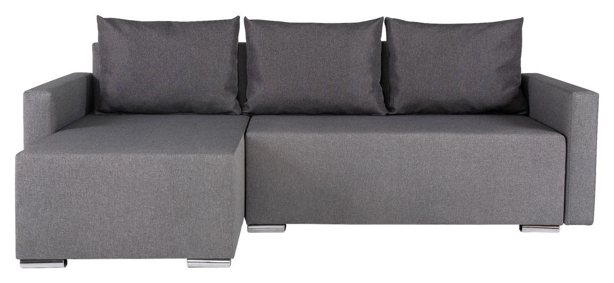 Kutna Garnitura Lena S - siva/srebrne boje, Moderno (212/129cm) - Best Price