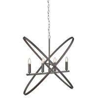 Függőlámpa Hoopla 8244-4pw - barna/fekete, Design, fém (35/150/84cm)
