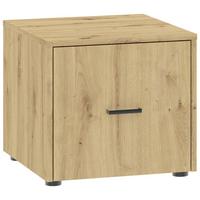 Aufsatzschrank Kivo Eiche Artisan - Schwarz/Eiche Artisan, MODERN, Holzwerkstoff/Kunststoff (45/39,8/52,1cm) - Based