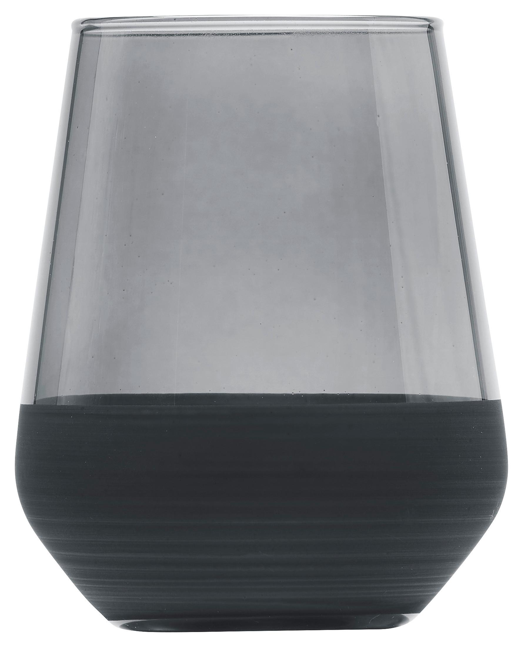 Pohár Black - fekete, Modern, Üveg (6,8/11cm) - Mömax