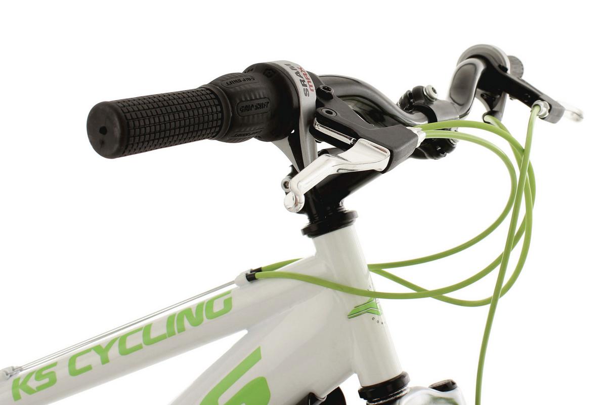 MOUNTAINBIKE Fully 26'' Bliss Weiß RH 48cm - Weiß/Grün, Basics, Metall (180/70/80cm) - Atrigo