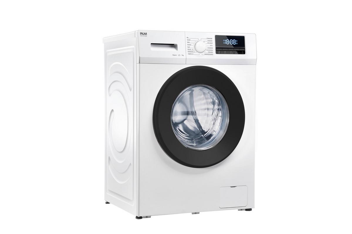 Waschmaschine WA7-ES1416DAI Weiß - Weiß, Trend, Glas/Kunststoff (59,5/85/49,5cm) - PKM
