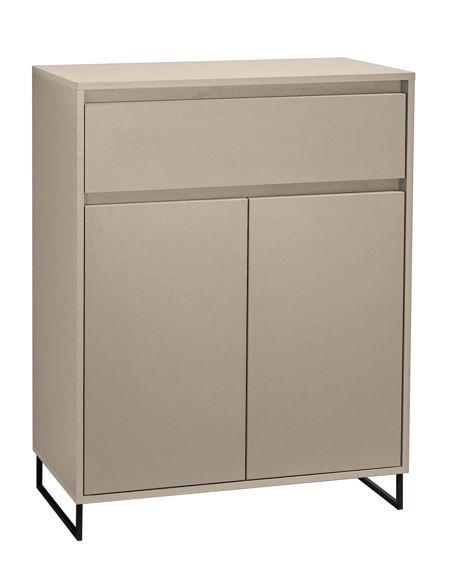 Comodă COLOGNE - cașmir, Design, material pe bază de lemn (80/103/38cm) - Modern Living