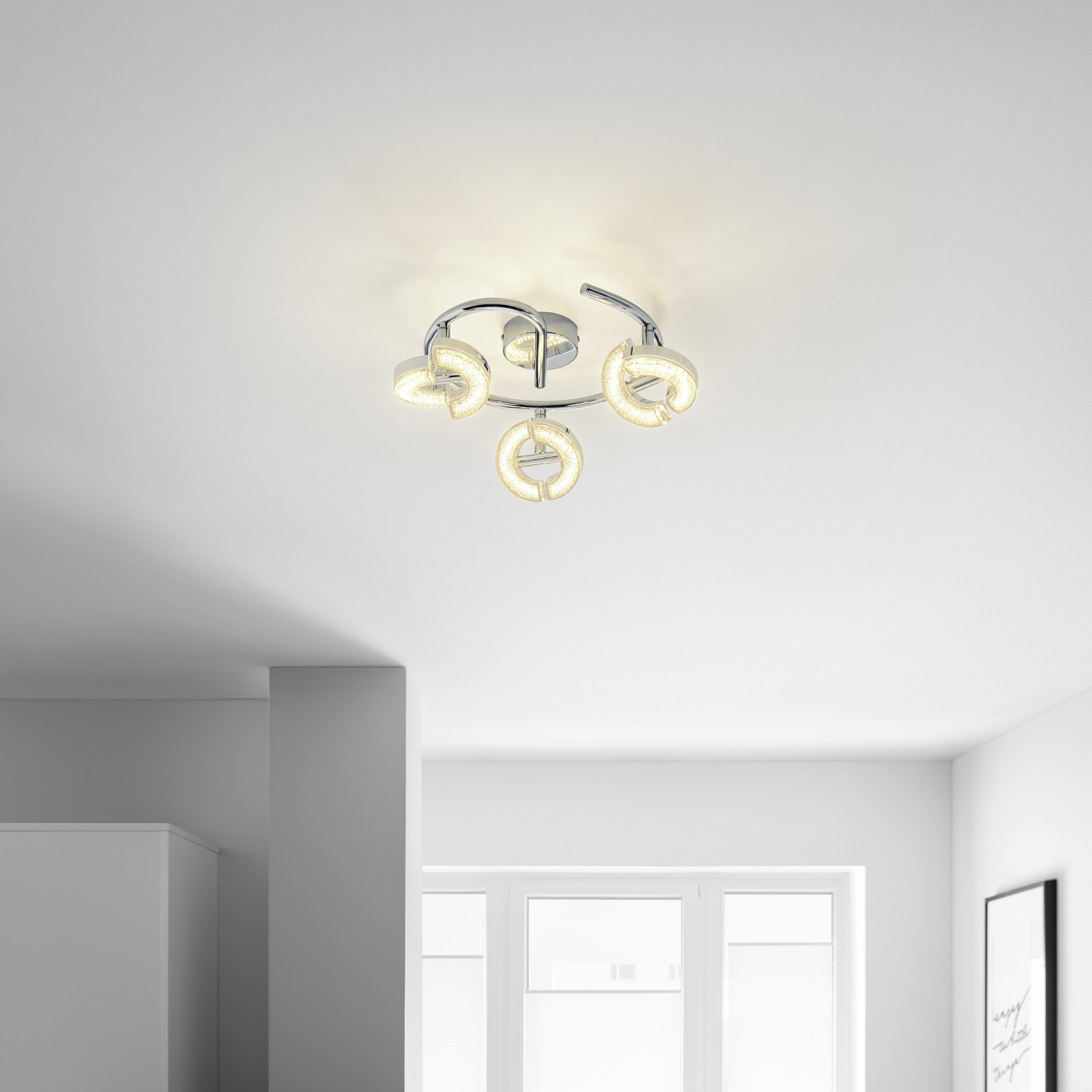LED Reflektor Star - Lifestyle, Műanyag/Fém (48/11cm) - Premium Living