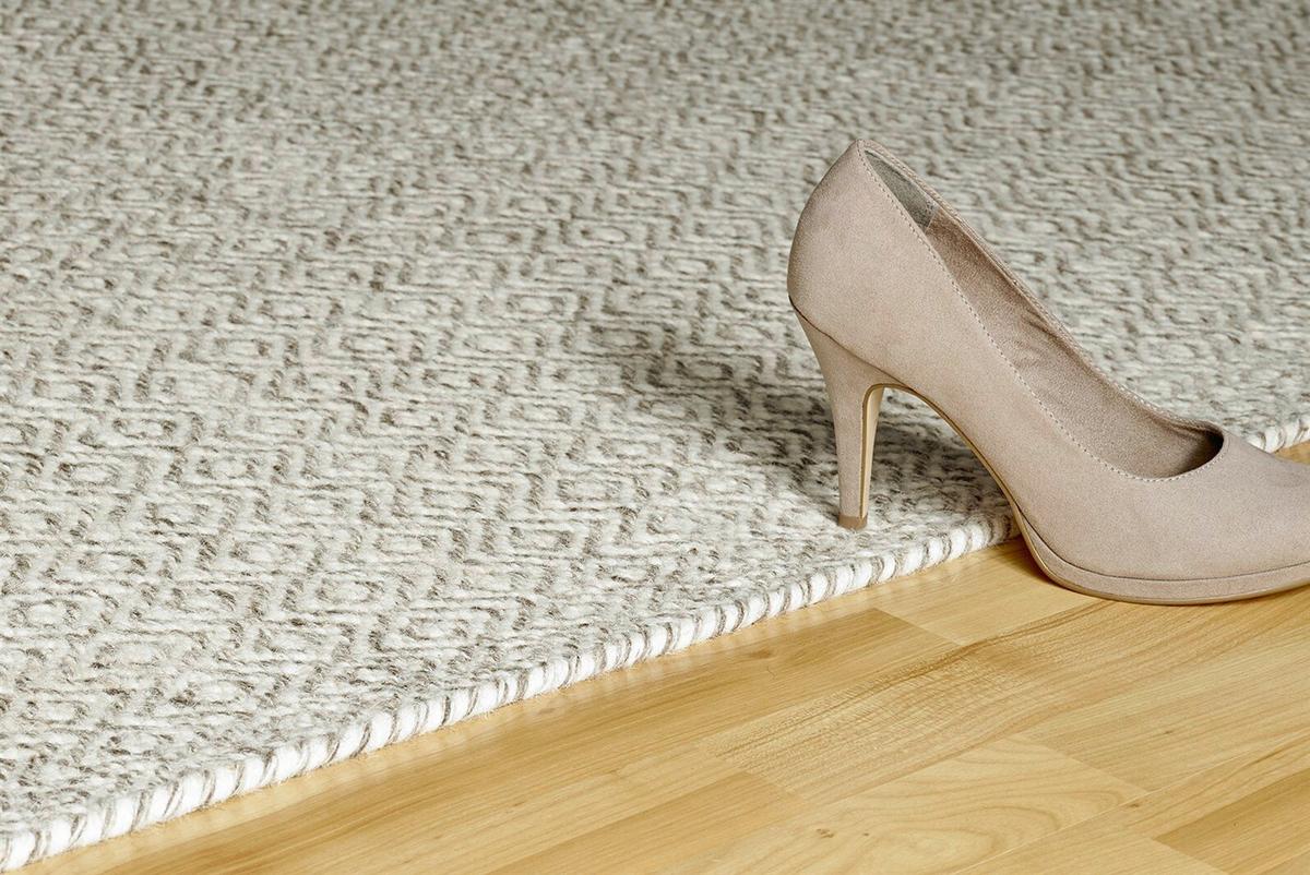 Flachwebeteppich Bombay 344 Taupe 160cm X 230cm - Taupe, Basics, Textil (160/230cm) - Kayoom
