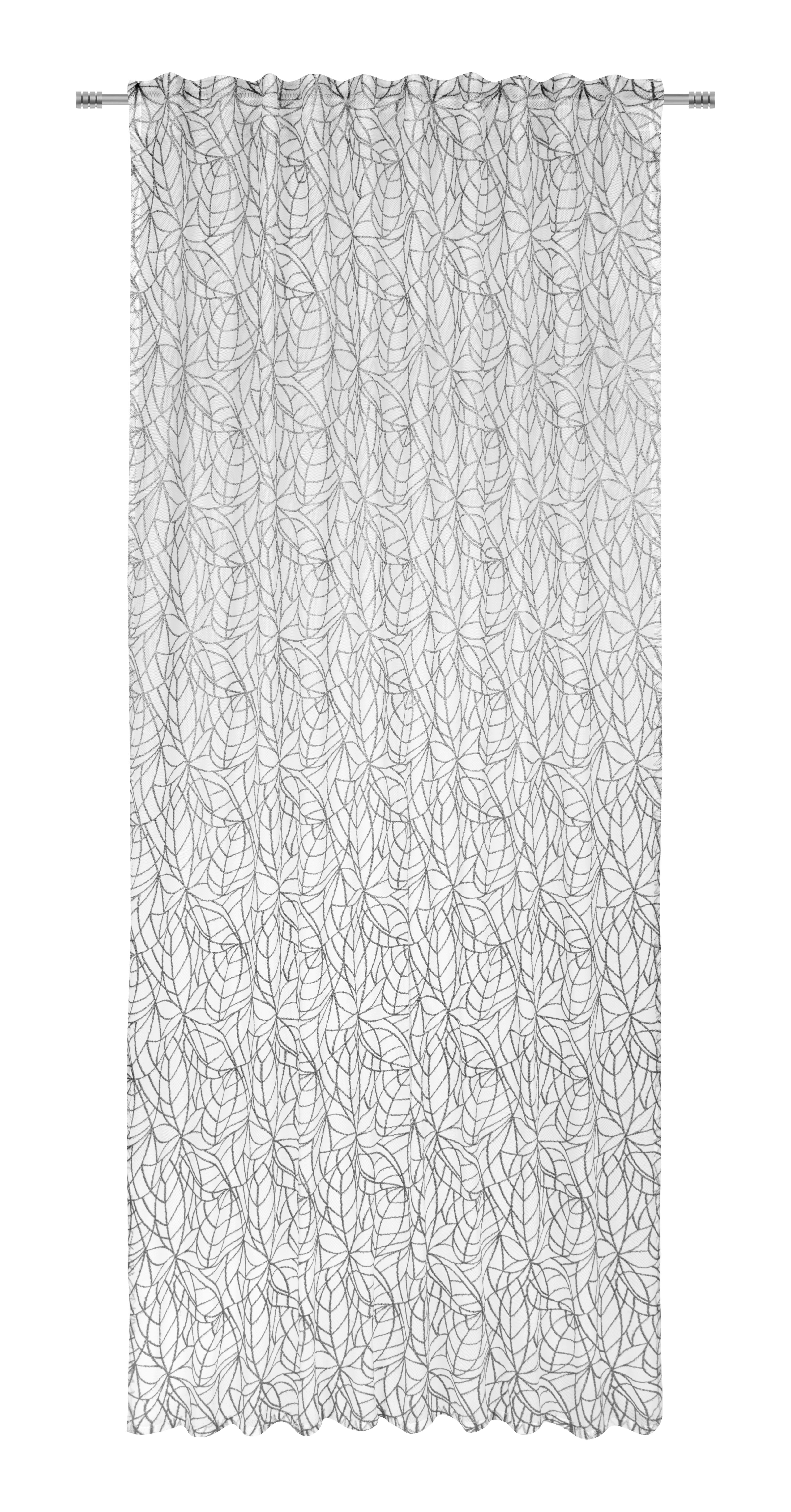 Fertigvorhang Carla in Anthrazit ca. 140x245cm - Anthrazit, KONVENTIONELL, Textil (140/245cm) - Modern Living
