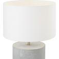 Tischleuchte Stella - Creme, Stein/Textil (32/32/44,5cm) - MÖMAX modern living