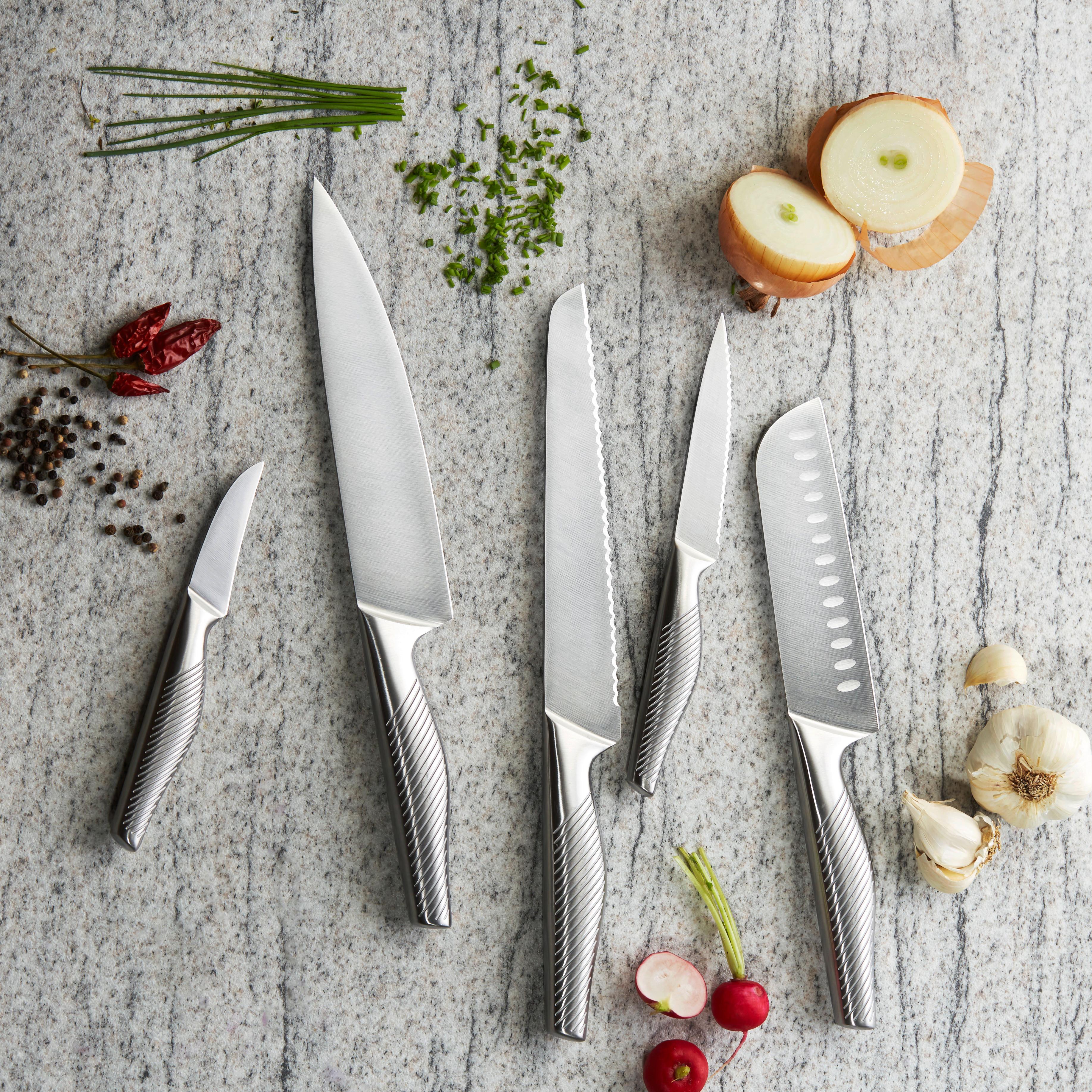Hámozókés Gourmet - nemesacél, Modern, fém (18,6cm) - Premium Living