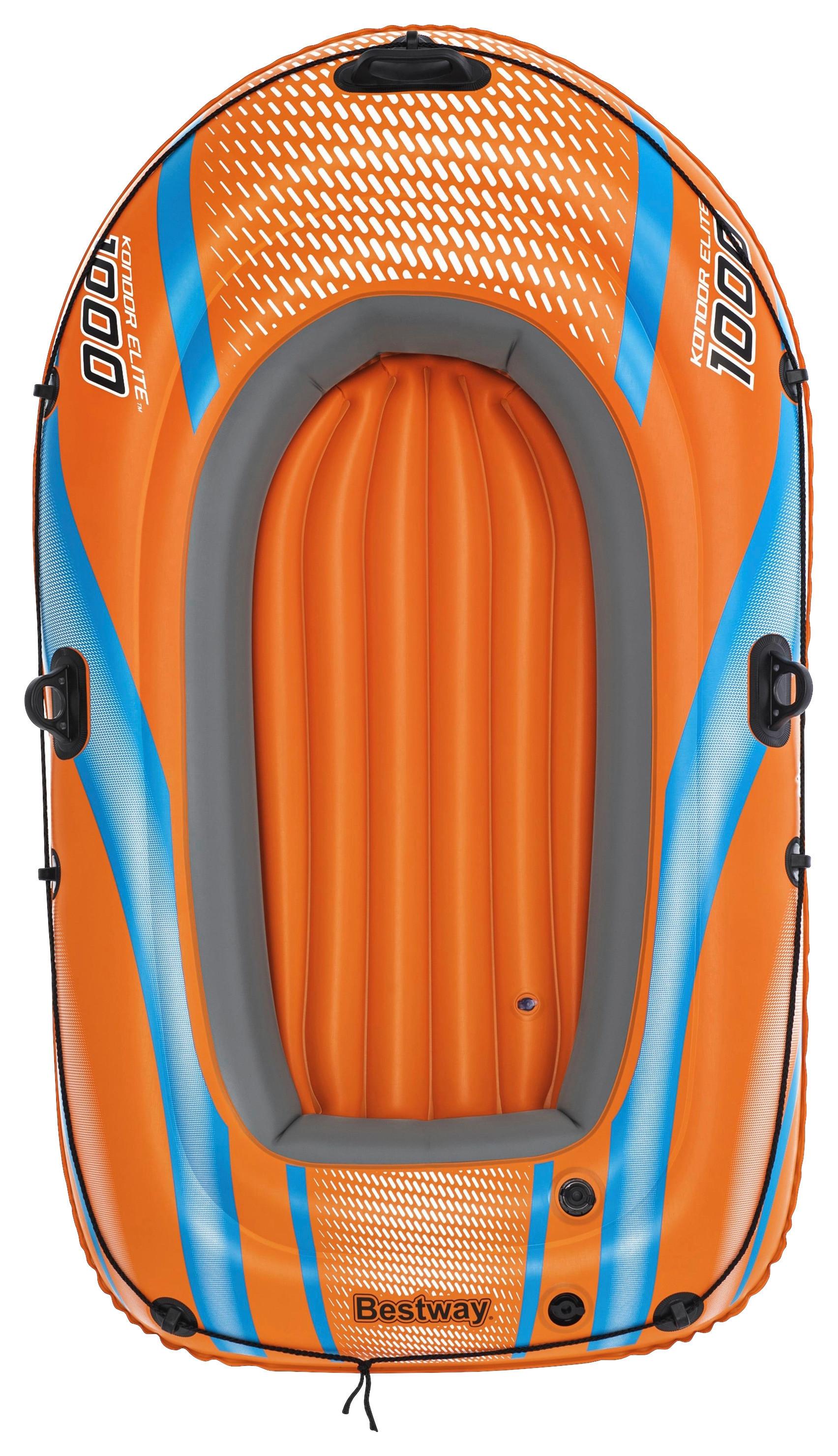 KAJAK 61135 - niebieski/pomarańczowy, Konventionell, tworzywo sztuczne (162/96/27cm) - Bestway