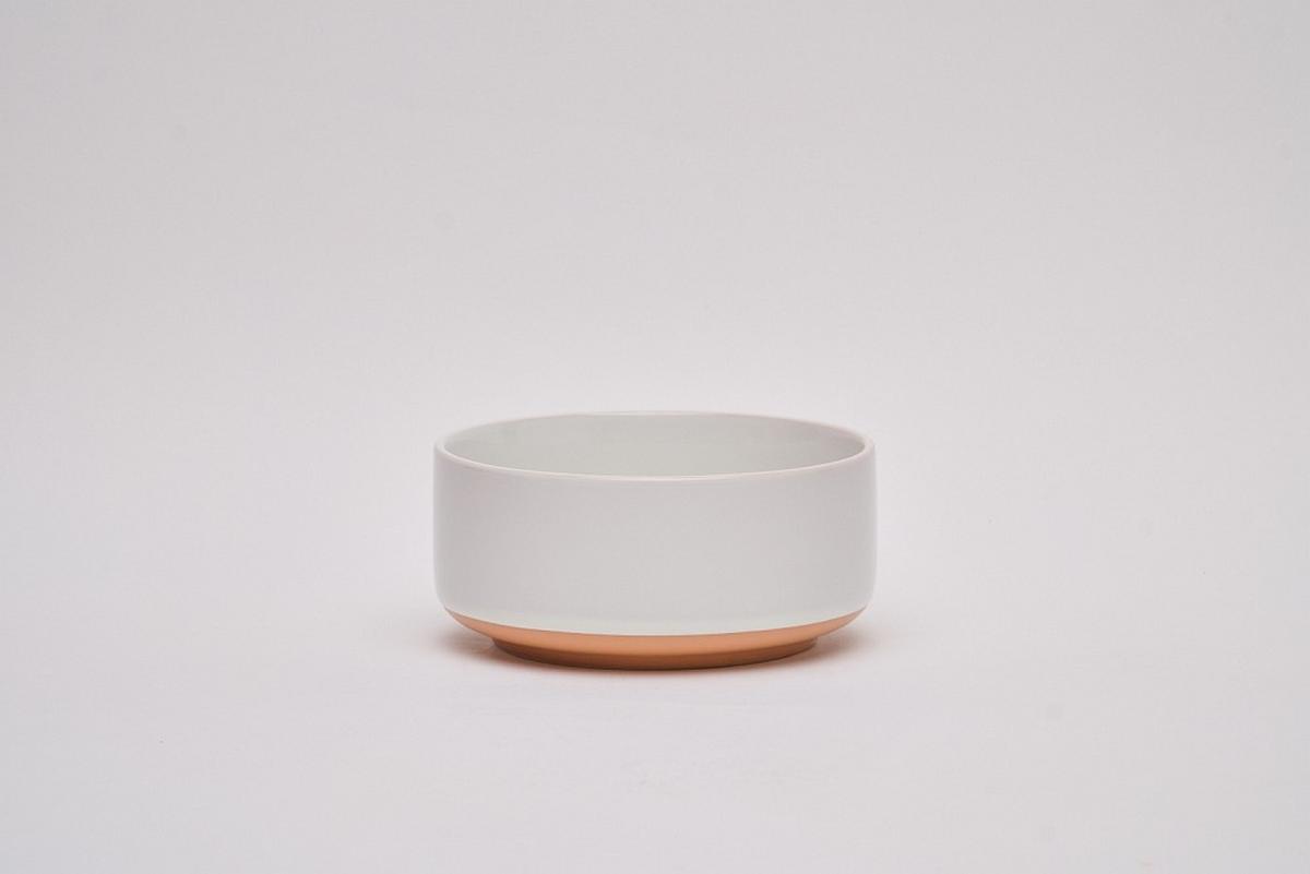 SERWIS OBIADOWO-ŚNIADANIOWY TERRA NOVA - biały/brązowy, Trend, ceramika - Novel