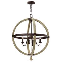 Csillár Hk-Middlefieldp4 - rozsdavörös, Konventionell, fa/fém (61.0/82.2cm) - Elstead Lighting