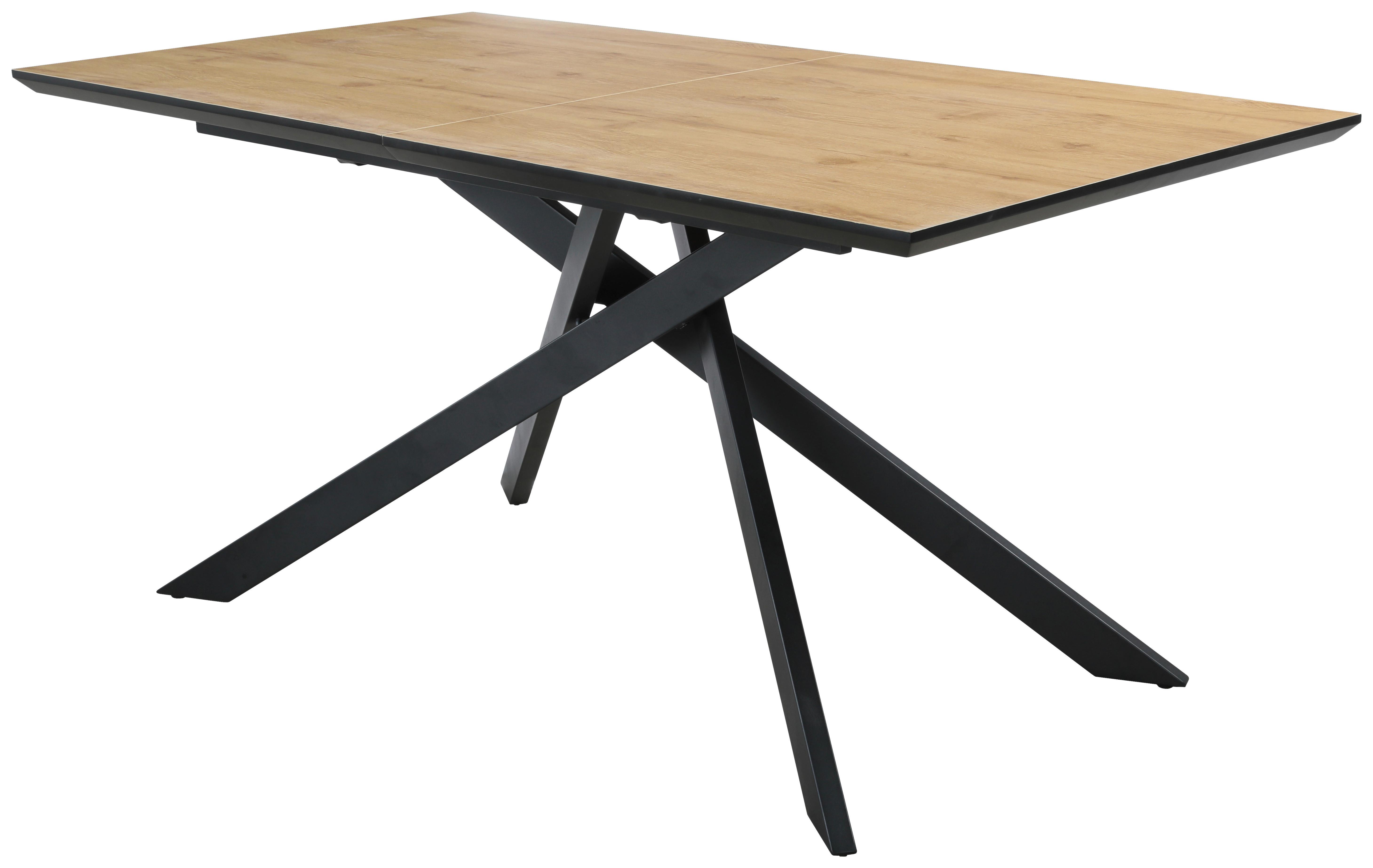 Stol Za Blagovaonicu Reno - boje hrasta, Moderno, drvni materijal/metal (160+40/85/76cm) - Mömax