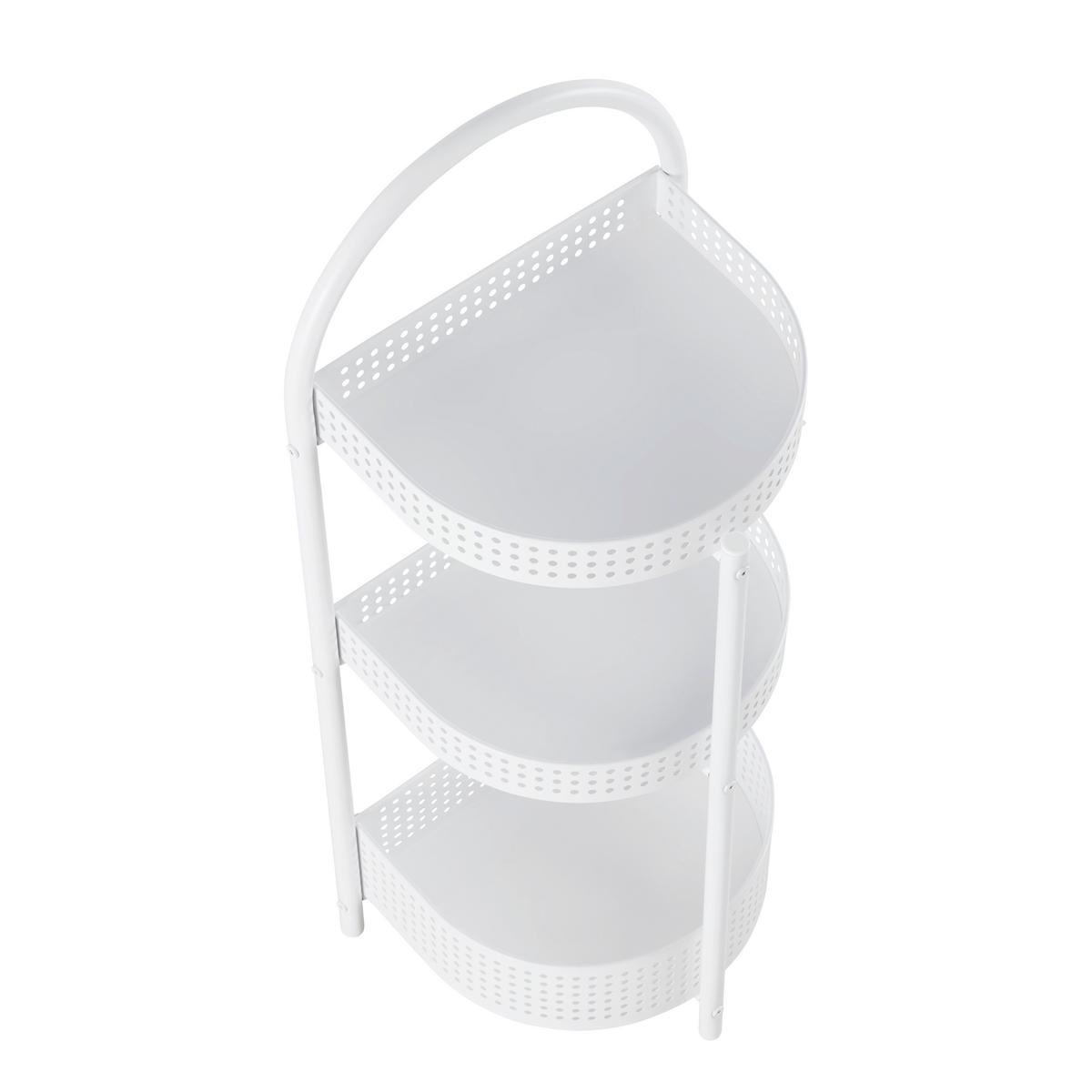 Regal Ancona Weiss Matt - Weiss, Modern, Metall (34/84.5/28cm) - Mömax