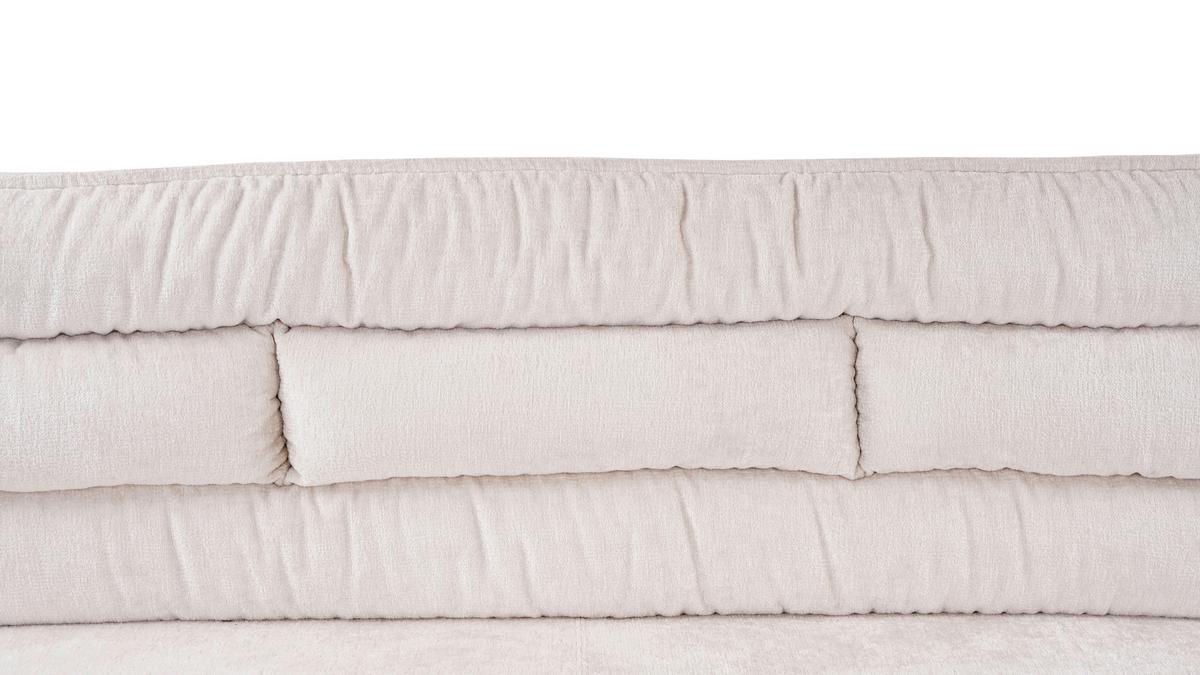 Kotna Klop Yuri, Bež - črna/bež, Trendi, kovina/tekstil (176-214/68/88cm) - Livetastic
